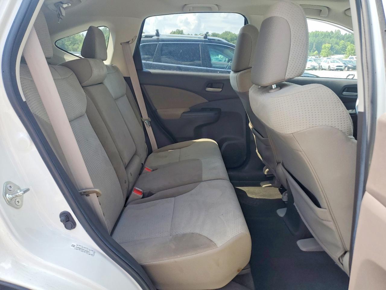 2013 Honda Cr-v Ex White vin: 5J6RM4H55DL043539