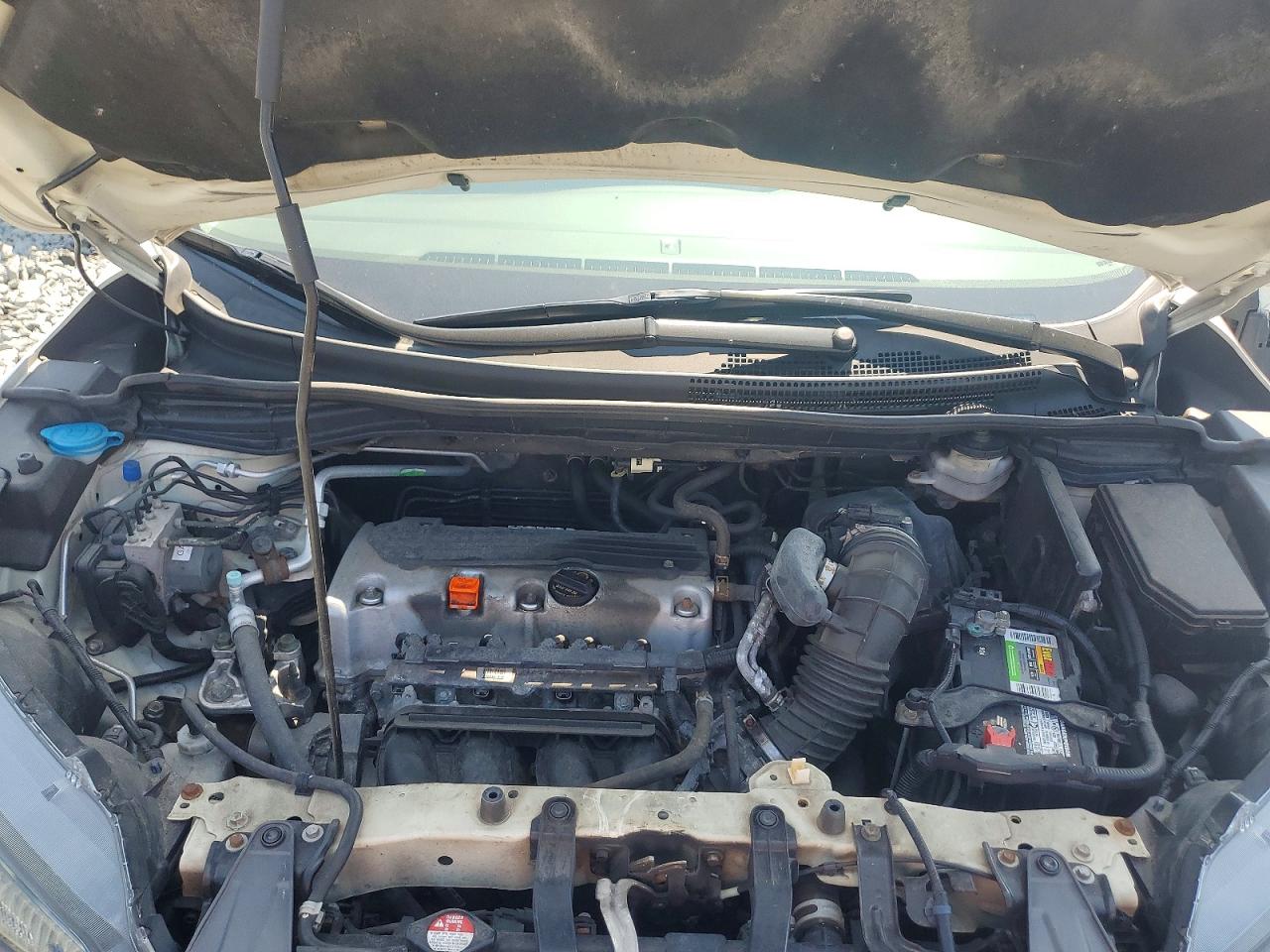 2013 Honda Cr-v Ex White vin: 5J6RM4H55DL043539