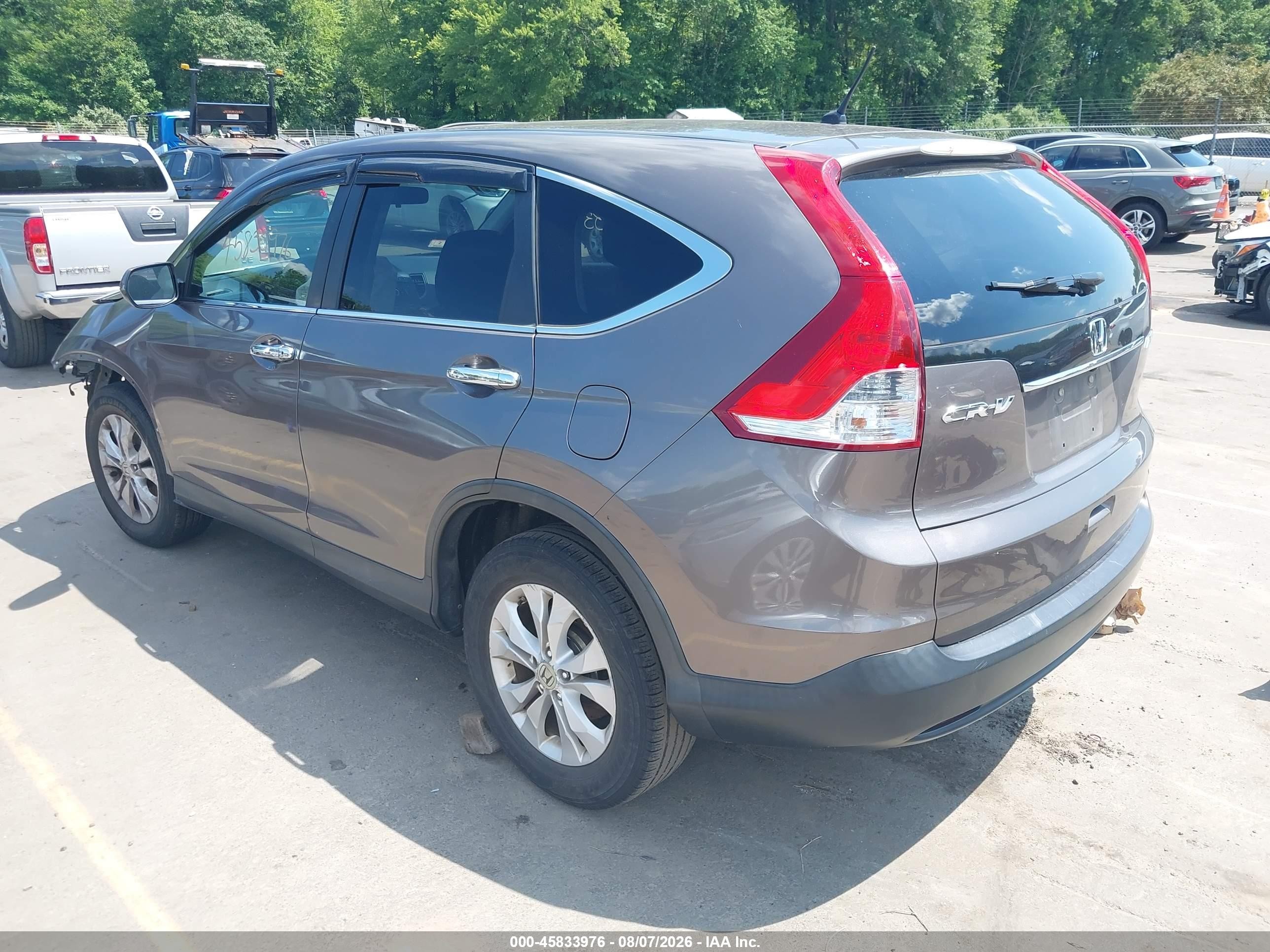 2013 Honda Cr-v Ex Brown vin: 5J6RM4H55DL051141