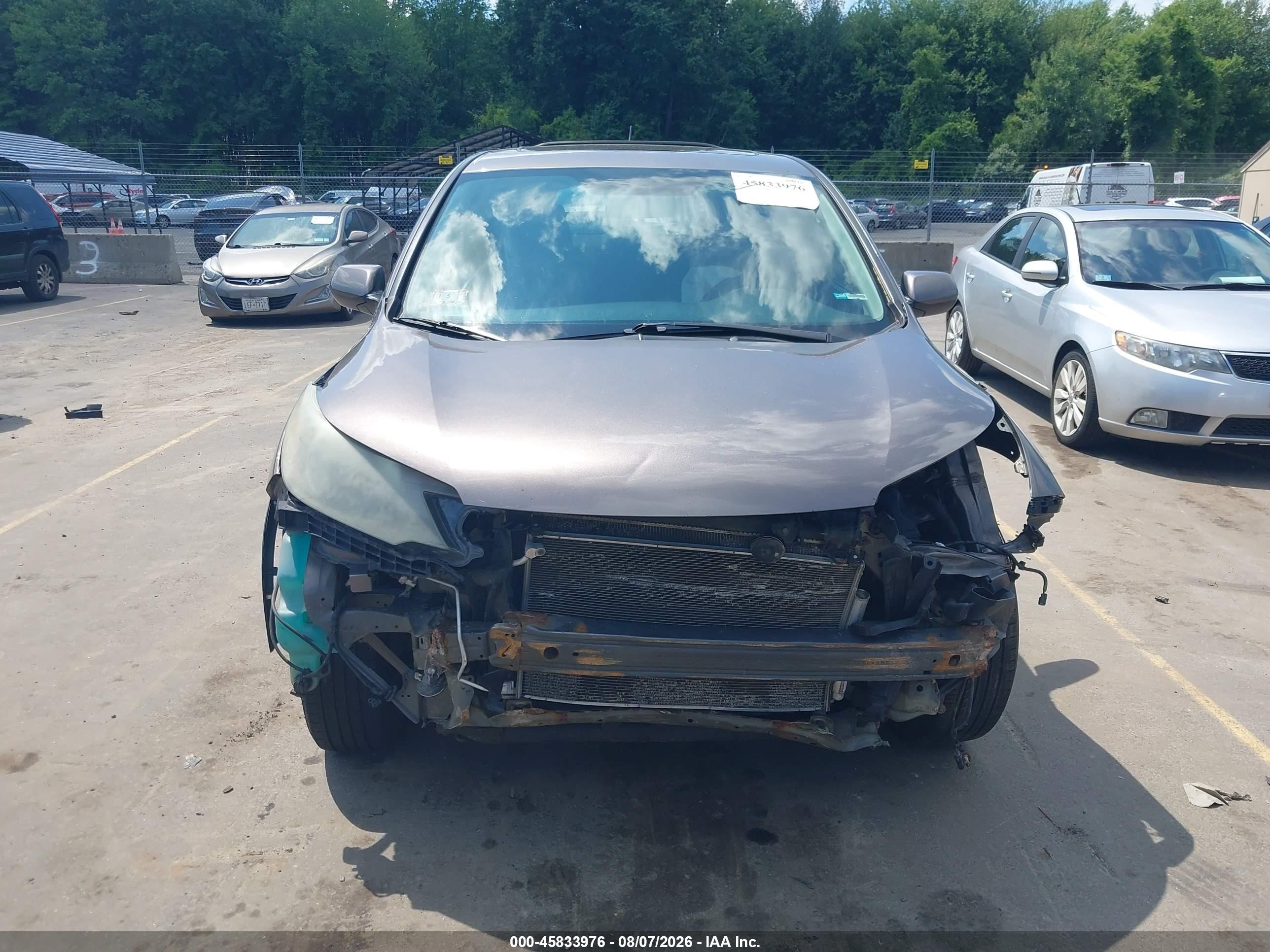 2013 Honda Cr-v Ex Brown vin: 5J6RM4H55DL051141