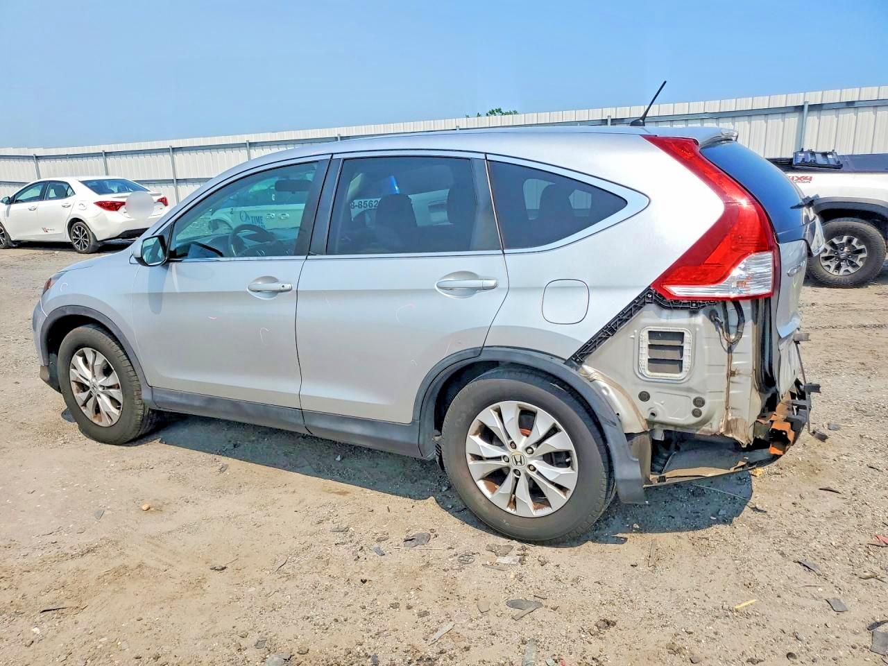 2013 Honda Cr-v Ex Silver vin: 5J6RM4H55DL051365