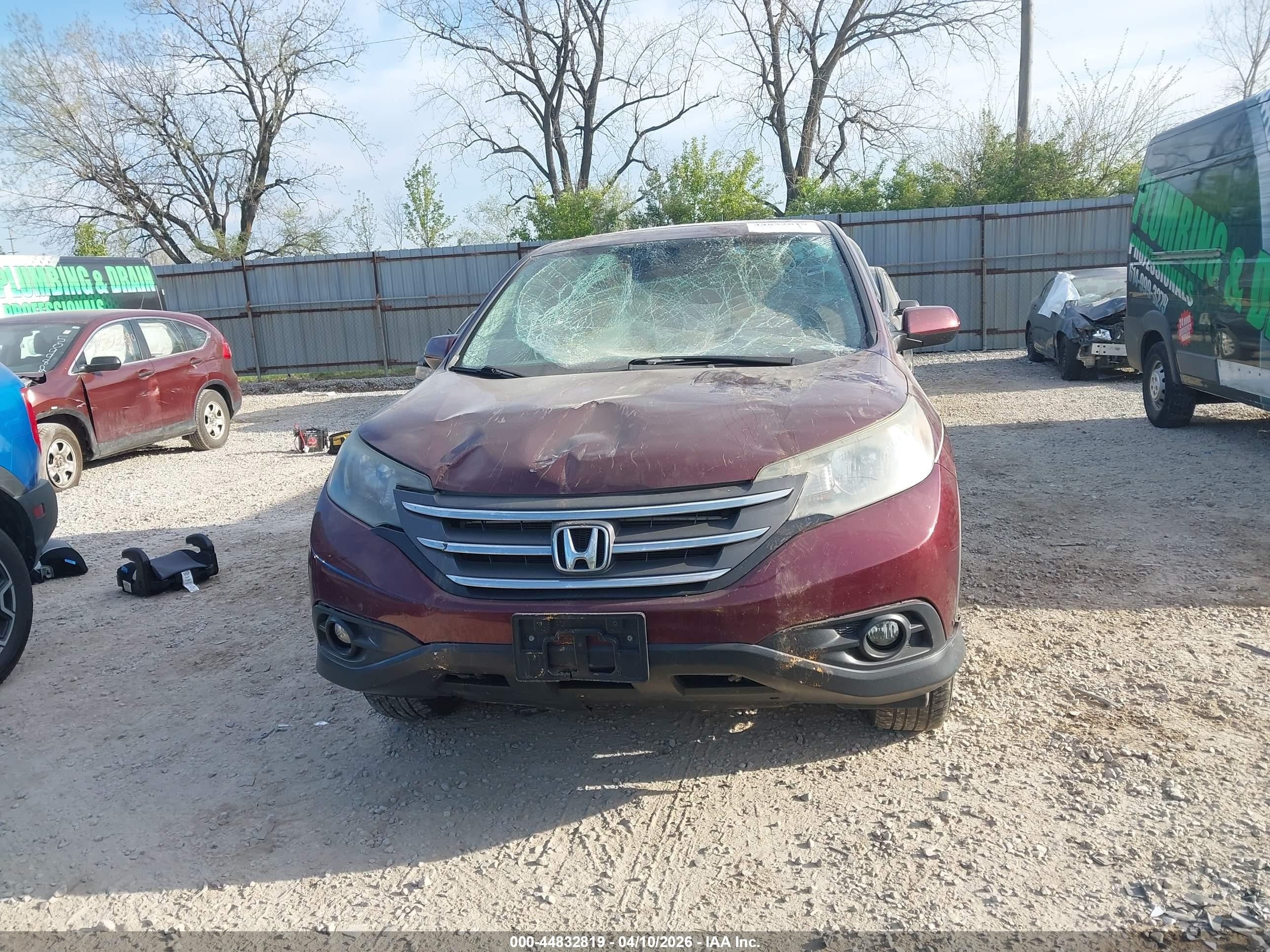 2013 Honda Cr-v Ex Бордовый vin: 5J6RM4H55DL054086