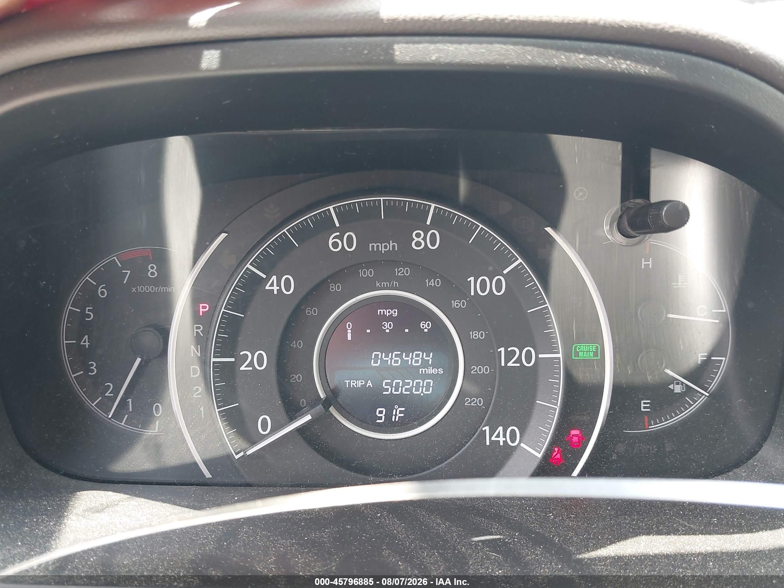 2014 Honda Cr-v Ex Teal vin: 5J6RM4H55EL067633