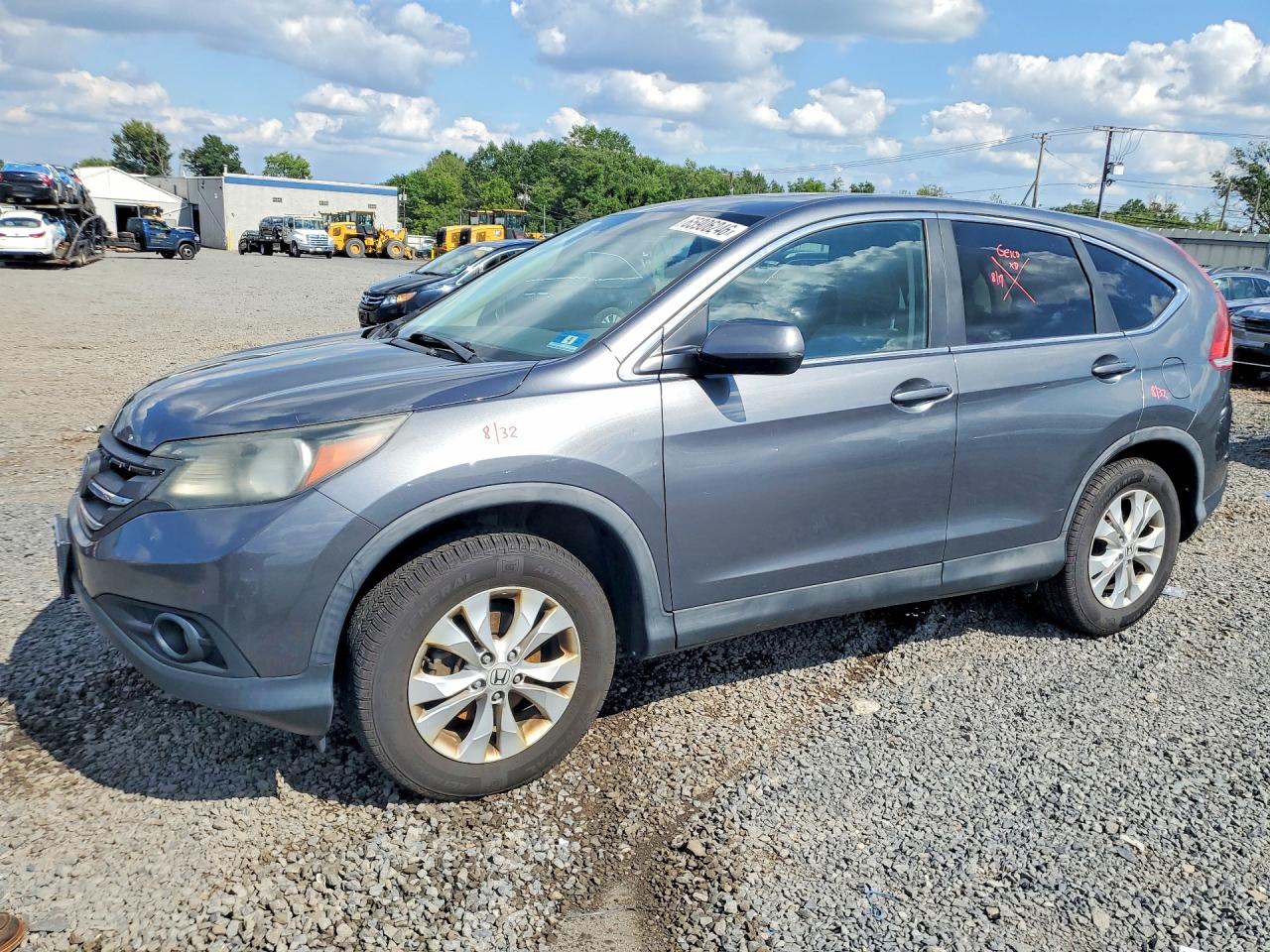 2014 Honda Cr-v Ex Gray vin: 5J6RM4H55EL070161