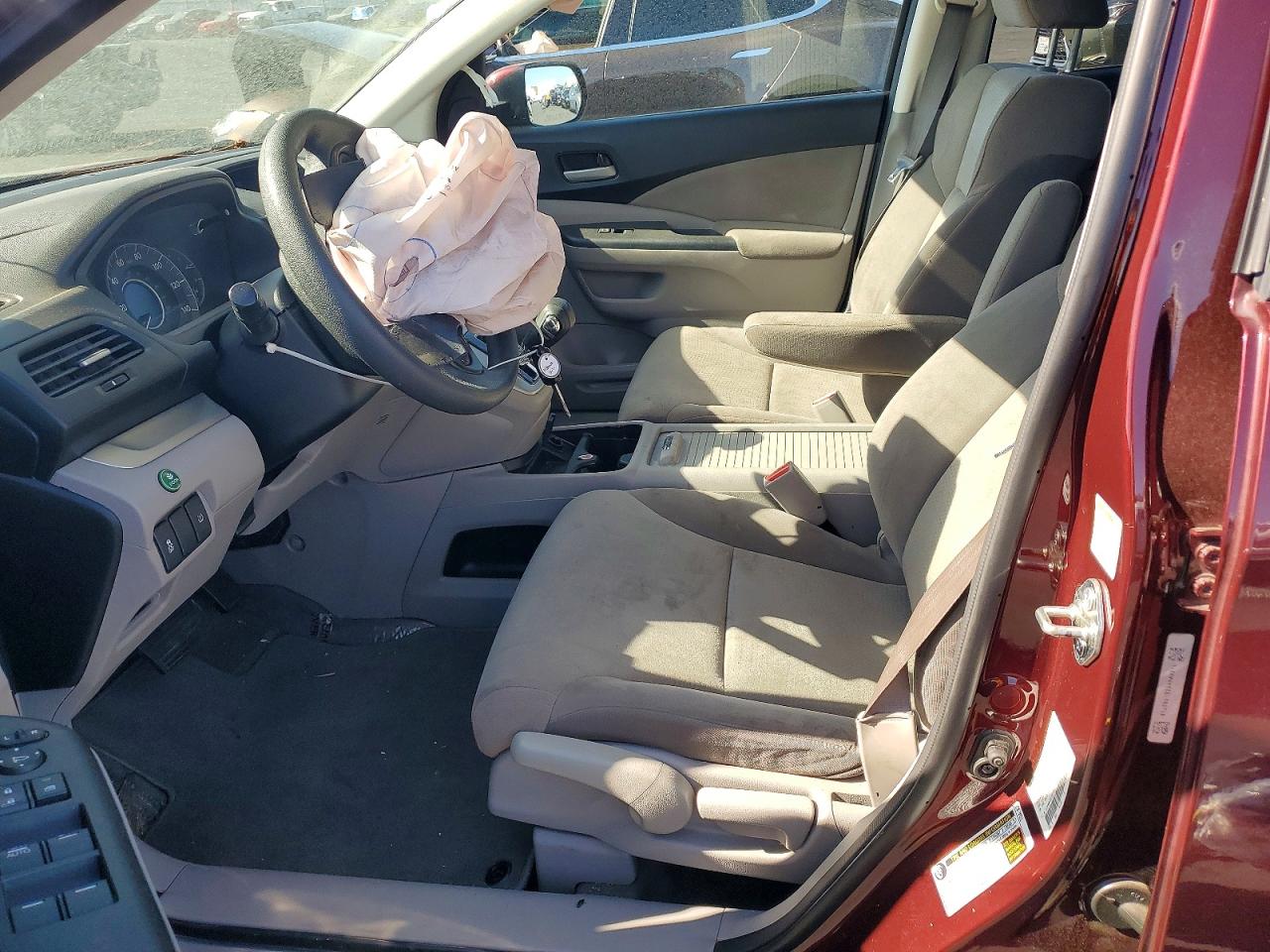 2014 Honda Cr-v Ex Burgundy vin: 5J6RM4H55EL093729