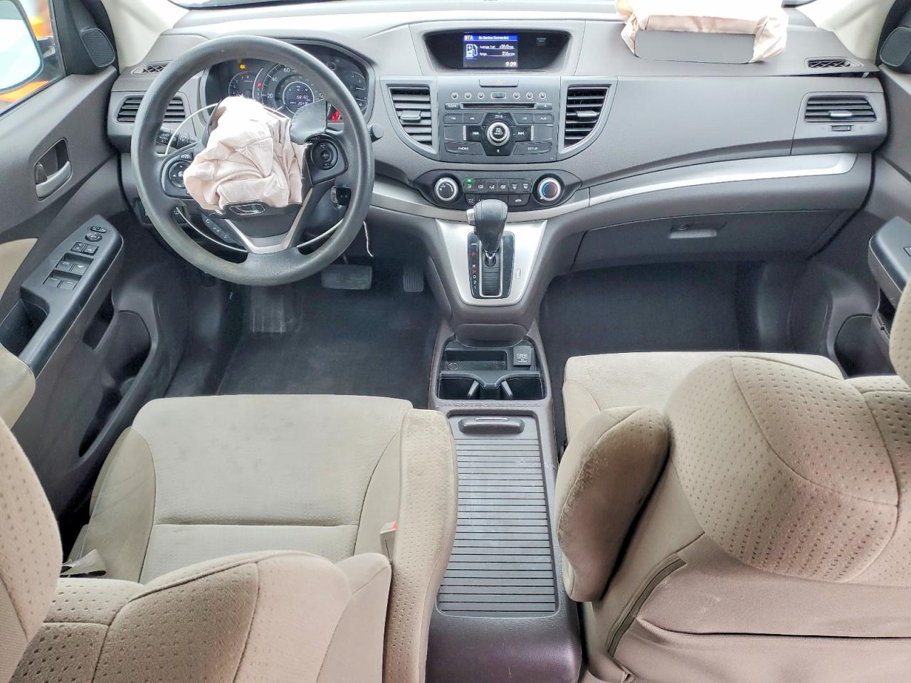 2014 Honda Cr-v Ex White vin: 5J6RM4H55EL098137