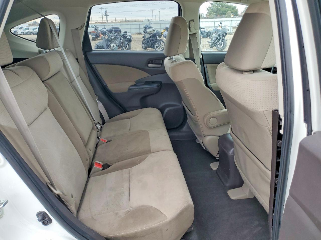 2014 Honda Cr-v Ex White vin: 5J6RM4H55EL098137