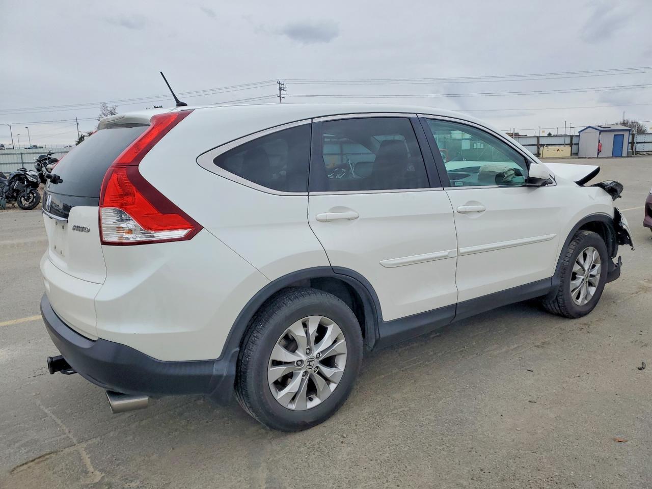 2014 Honda Cr-v Ex White vin: 5J6RM4H55EL098137