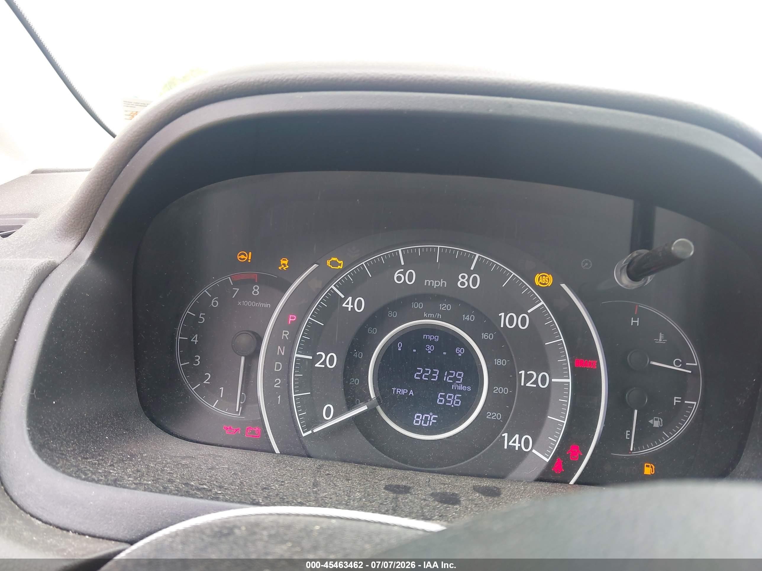 2014 Honda Cr-v Ex White vin: 5J6RM4H55EL115308