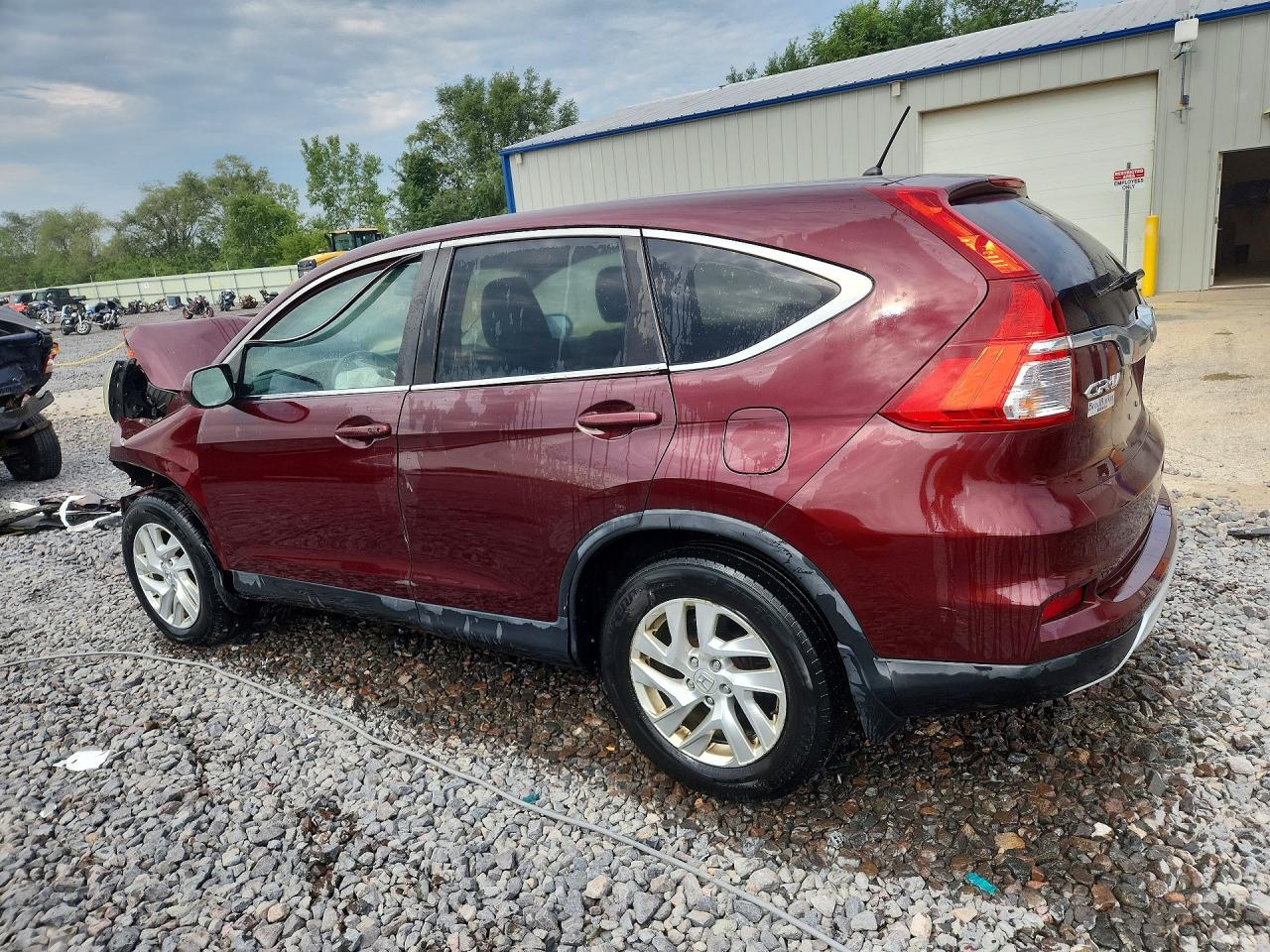 2015 Honda Cr-v Ex Burgundy vin: 5J6RM4H55FL022886