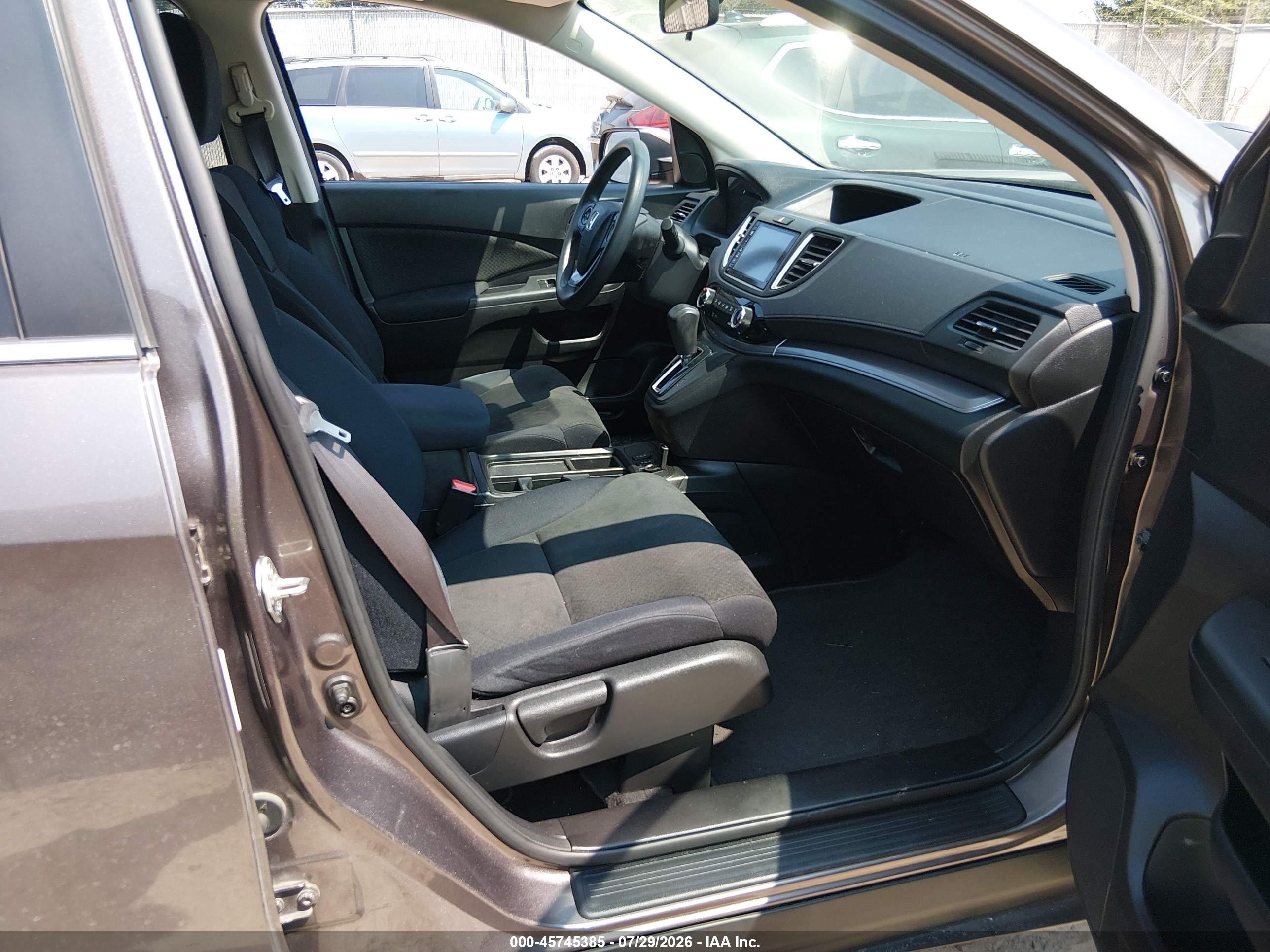 2015 Honda Cr-v Ex Gray vin: 5J6RM4H55FL032124