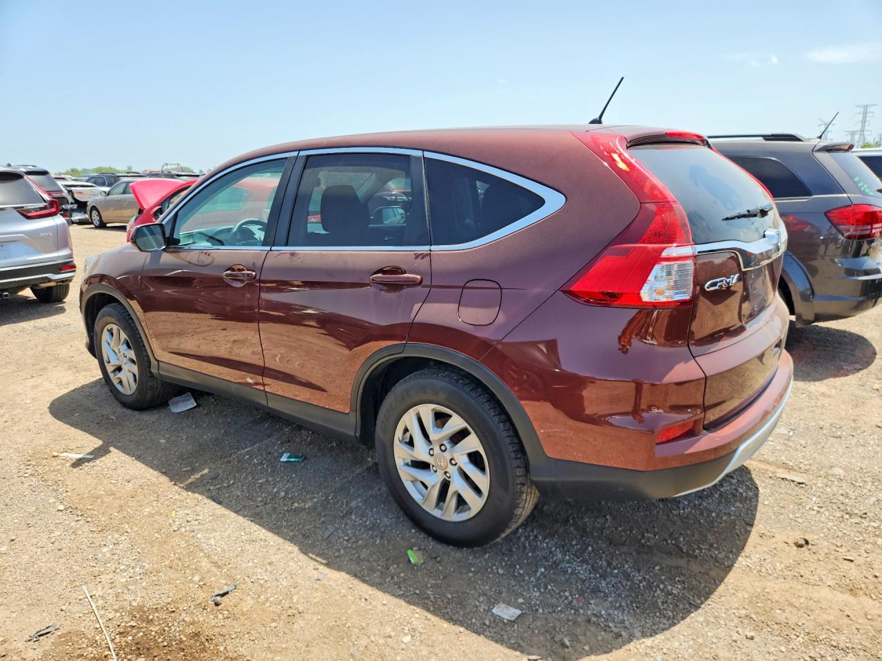 2015 Honda Cr-v Ex Brown vin: 5J6RM4H55FL042894