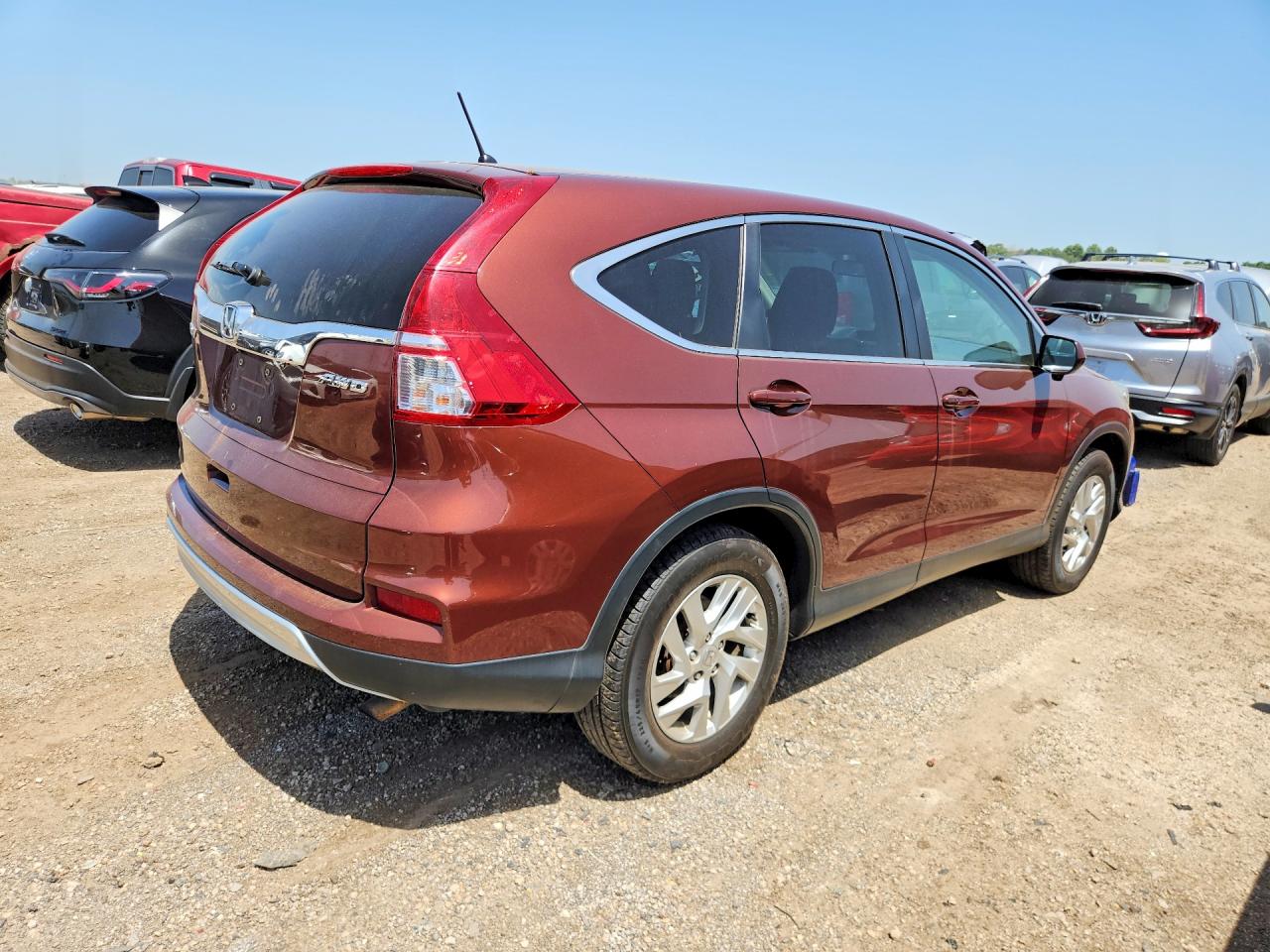 2015 Honda Cr-v Ex Brown vin: 5J6RM4H55FL042894