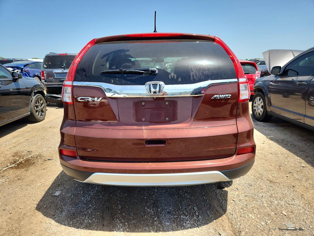 2015 Honda Cr-v Ex Brown vin: 5J6RM4H55FL042894
