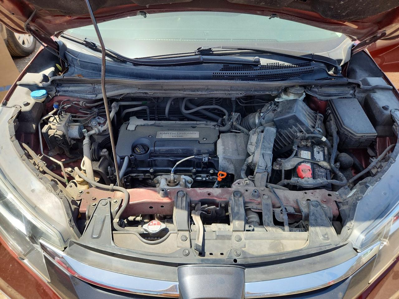 2015 Honda Cr-v Ex Brown vin: 5J6RM4H55FL042894