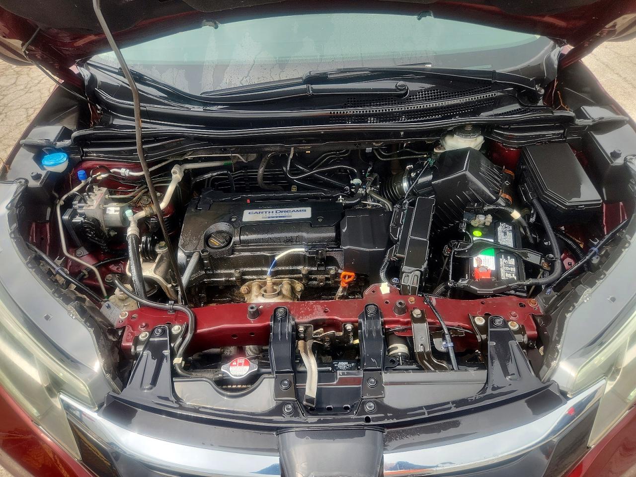 2015 Honda Cr-v Ex Burgundy vin: 5J6RM4H55FL055547
