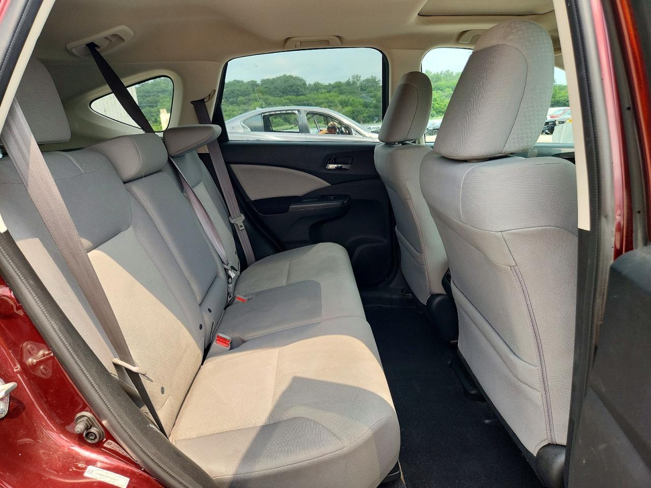 2015 Honda Cr-v Ex Burgundy vin: 5J6RM4H55FL055547