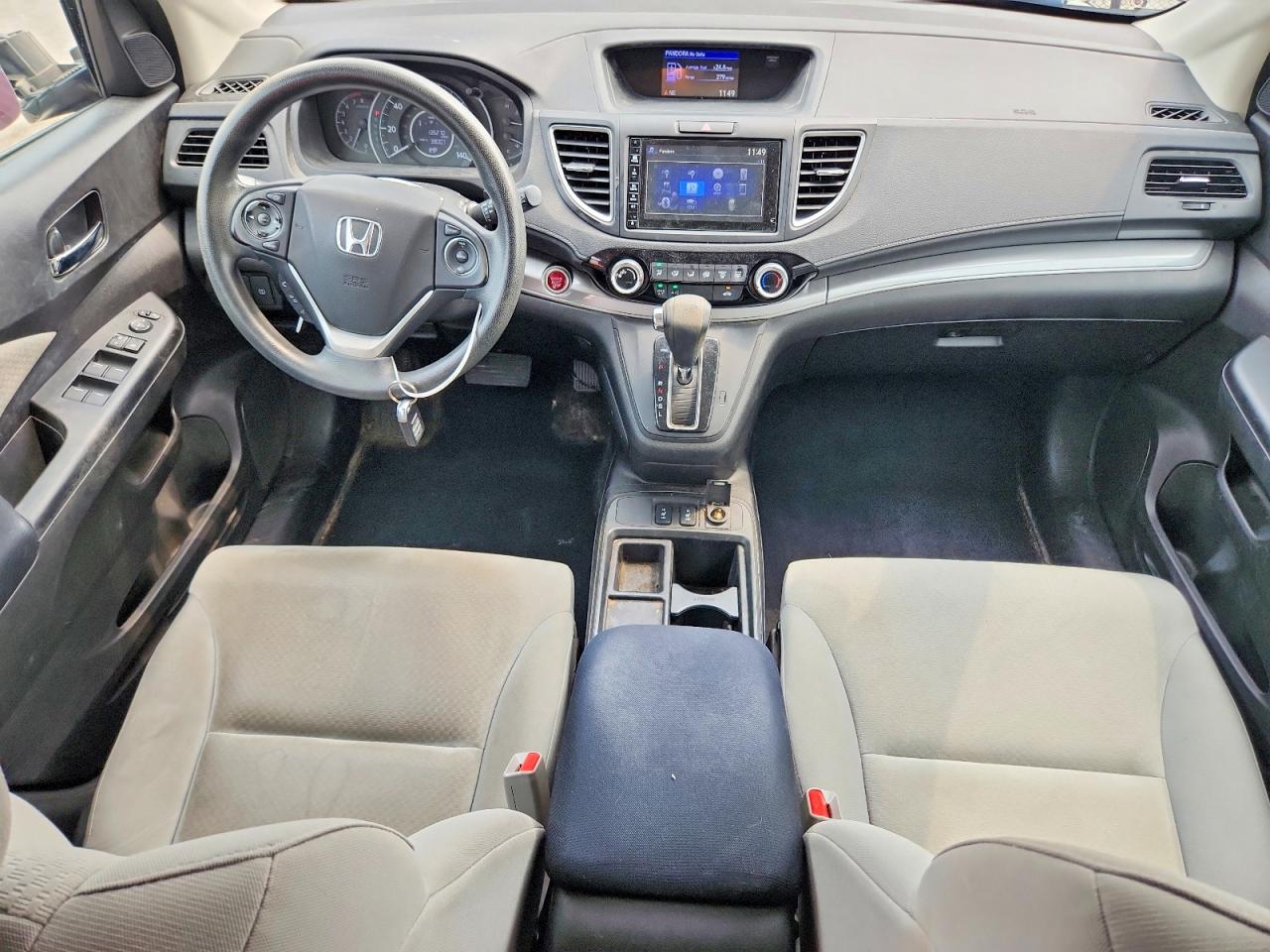 2015 Honda Cr-v Ex Burgundy vin: 5J6RM4H55FL055547