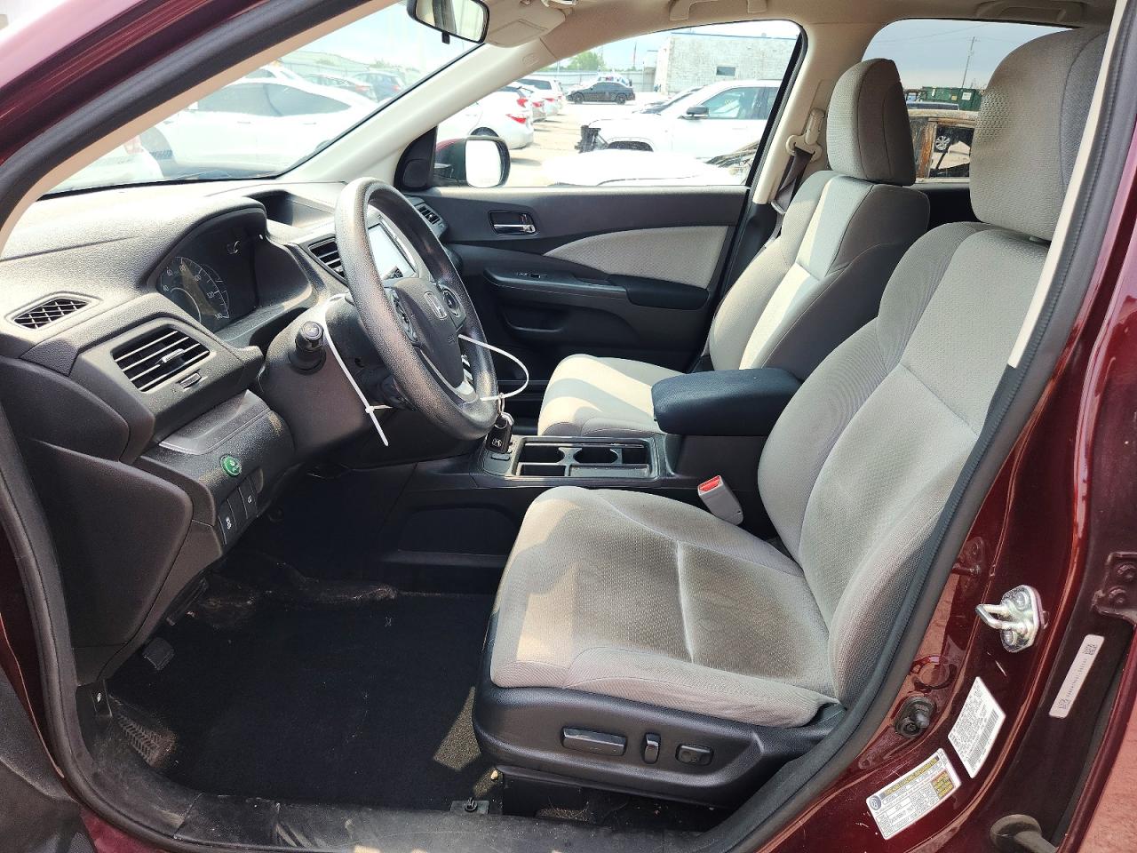 2015 Honda Cr-v Ex Burgundy vin: 5J6RM4H55FL055547