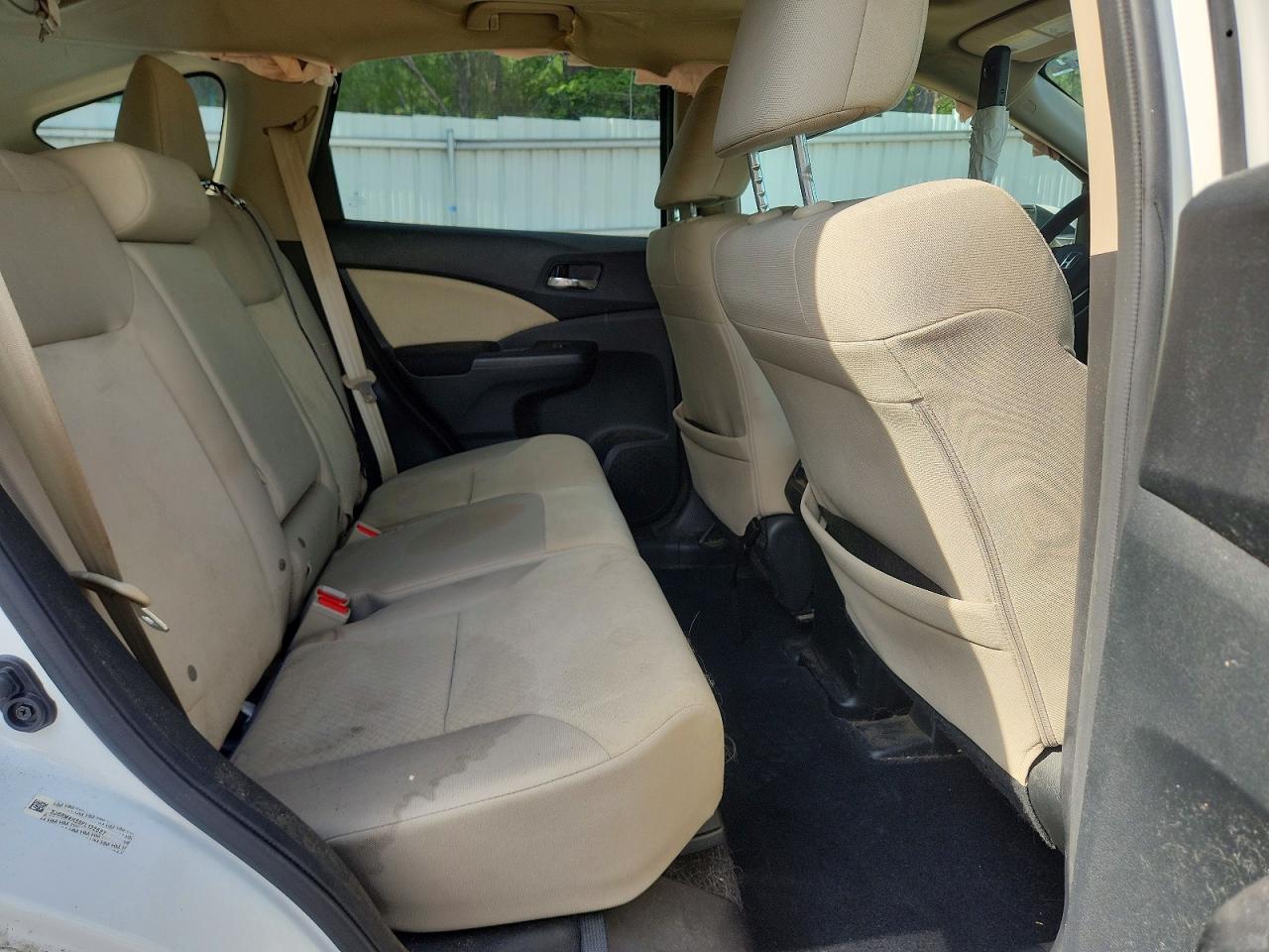 2015 Honda Cr-v Ex White vin: 5J6RM4H55FL132627