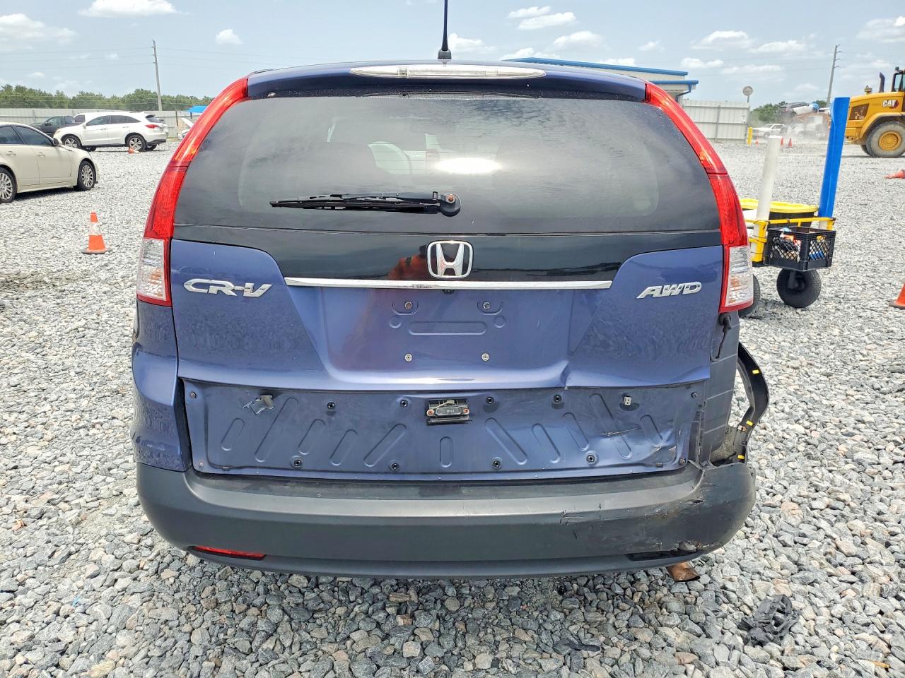 2012 Honda Cr-v Ex Blue vin: 5J6RM4H56CL000231