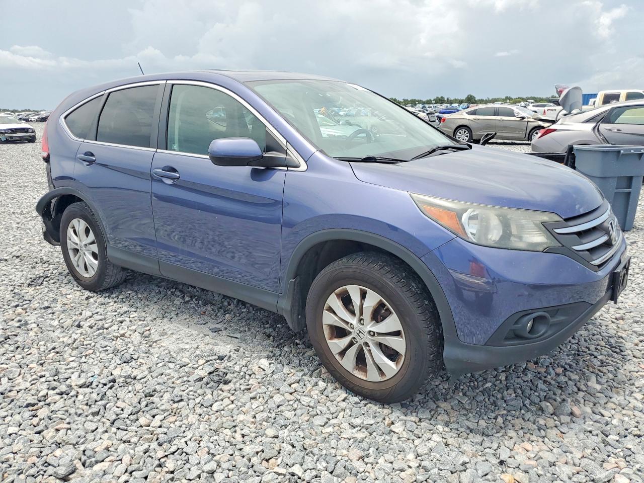 2012 Honda Cr-v Ex Blue vin: 5J6RM4H56CL000231