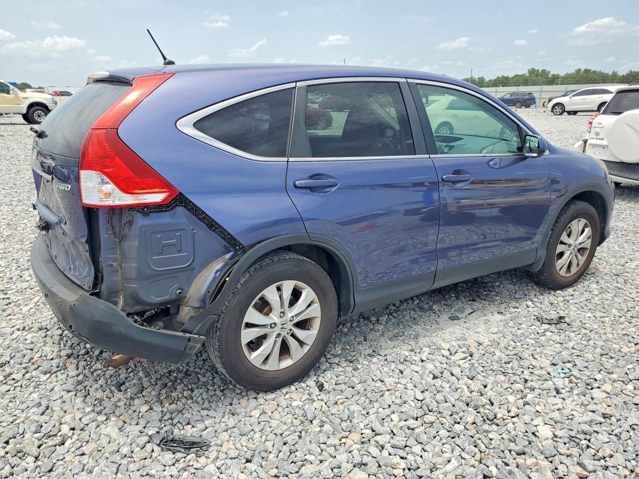 2012 Honda Cr-v Ex Blue vin: 5J6RM4H56CL000231
