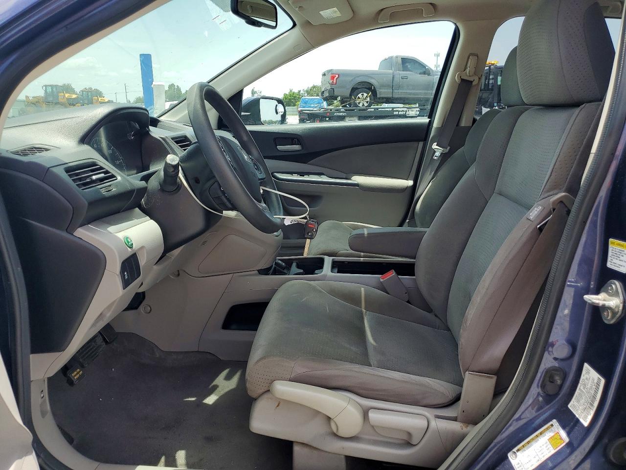 2012 Honda Cr-v Ex Blue vin: 5J6RM4H56CL000231