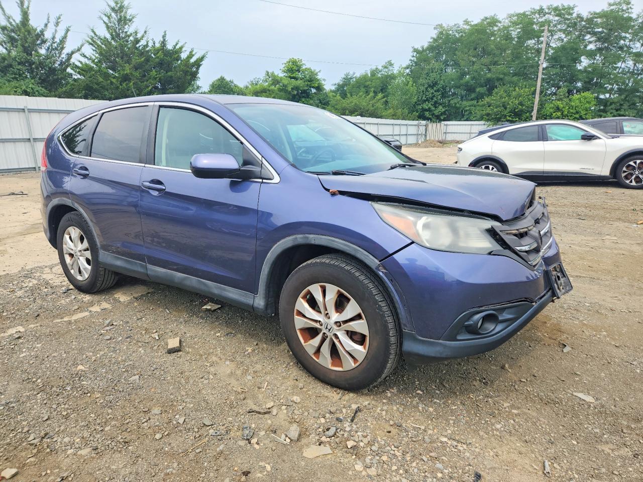2012 Honda Cr-v Ex Blue vin: 5J6RM4H56CL002030