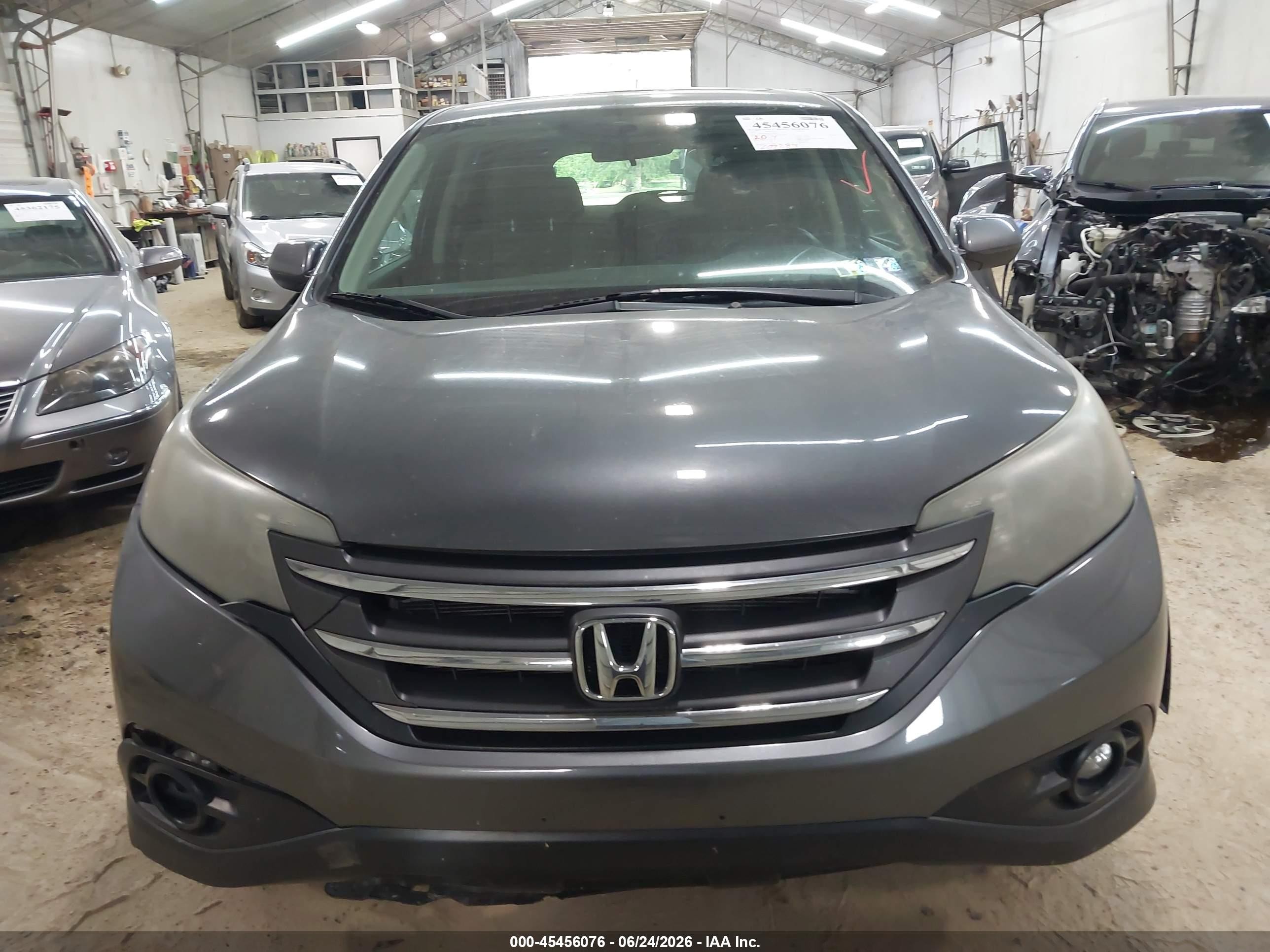 2012 Honda Cr-v Ex Gray vin: 5J6RM4H56CL002870