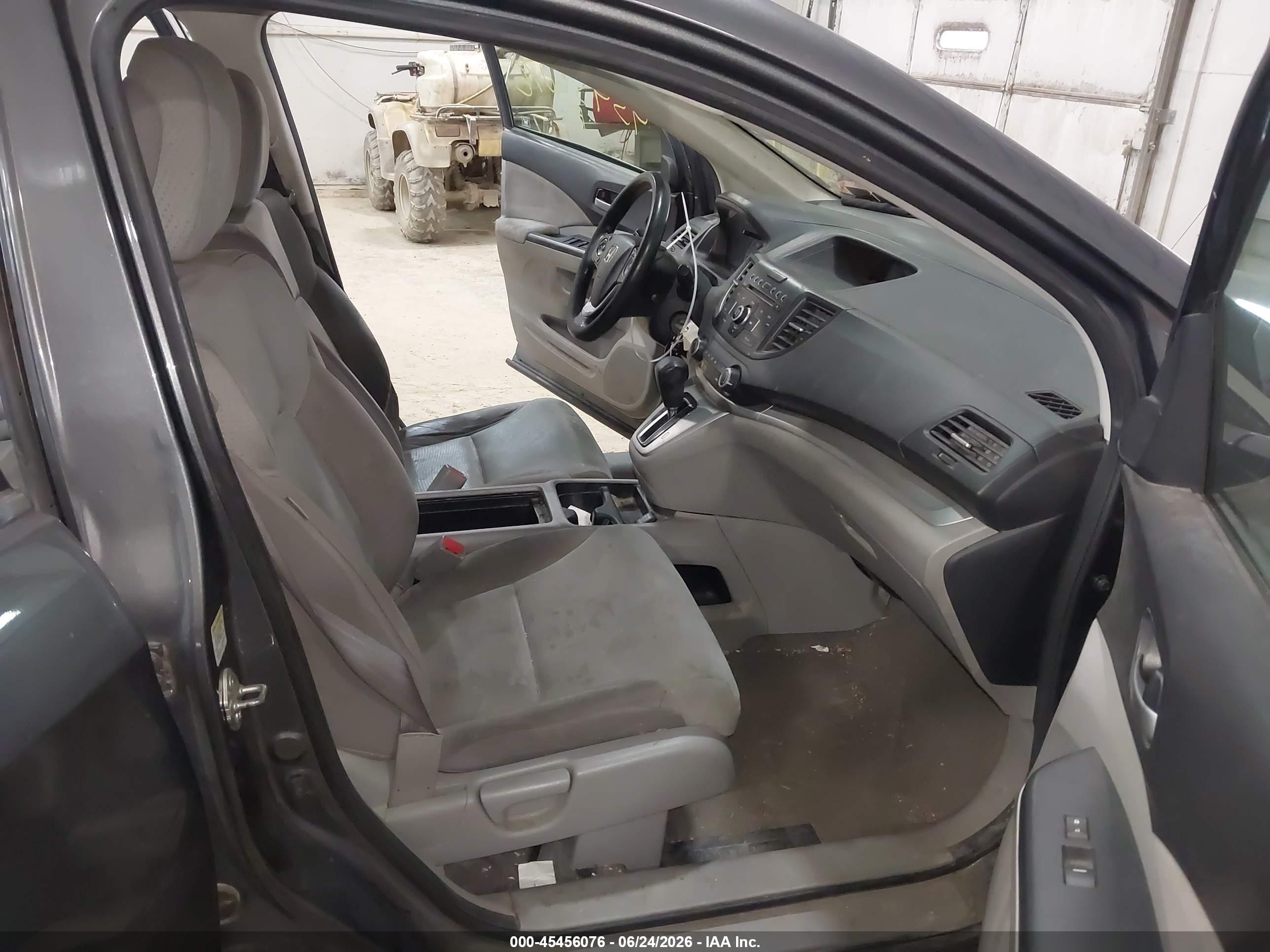 2012 Honda Cr-v Ex Gray vin: 5J6RM4H56CL002870