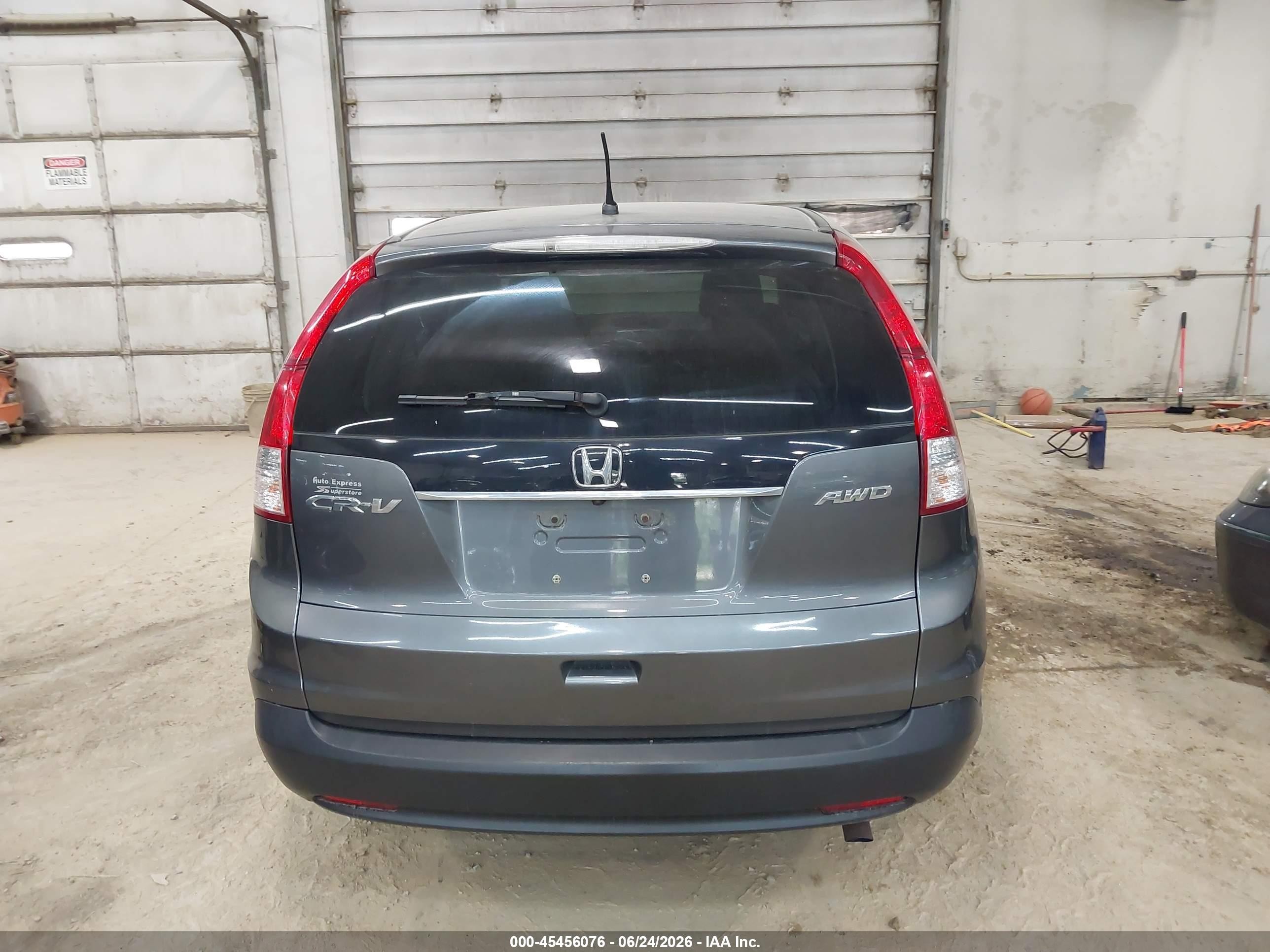 2012 Honda Cr-v Ex Gray vin: 5J6RM4H56CL002870