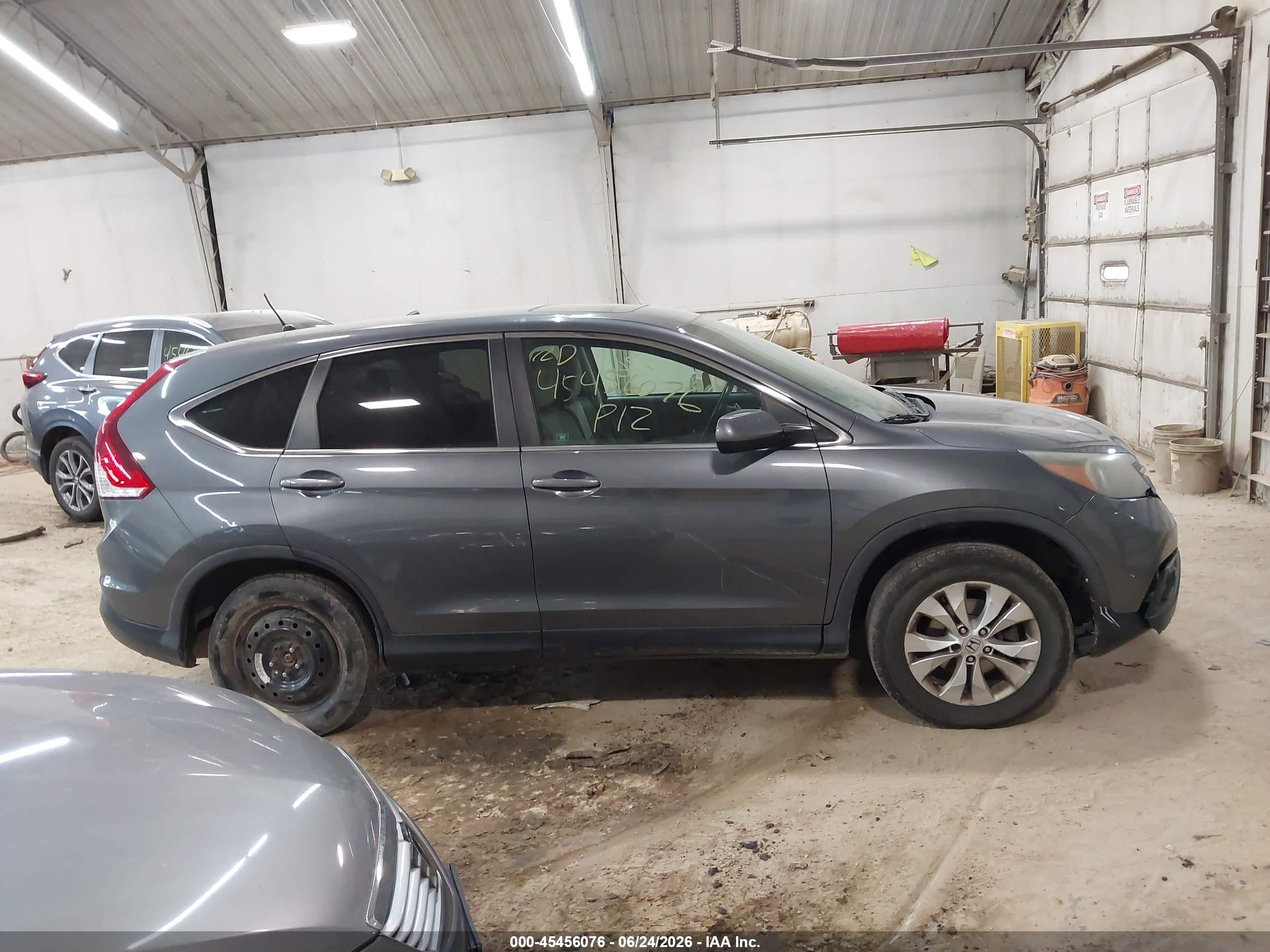 2012 Honda Cr-v Ex Gray vin: 5J6RM4H56CL002870
