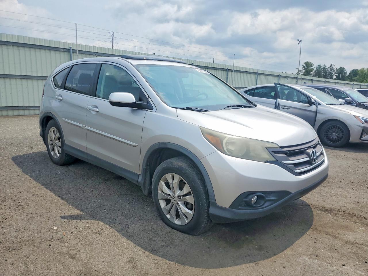 2012 Honda Cr-v Ex Silver vin: 5J6RM4H56CL006207