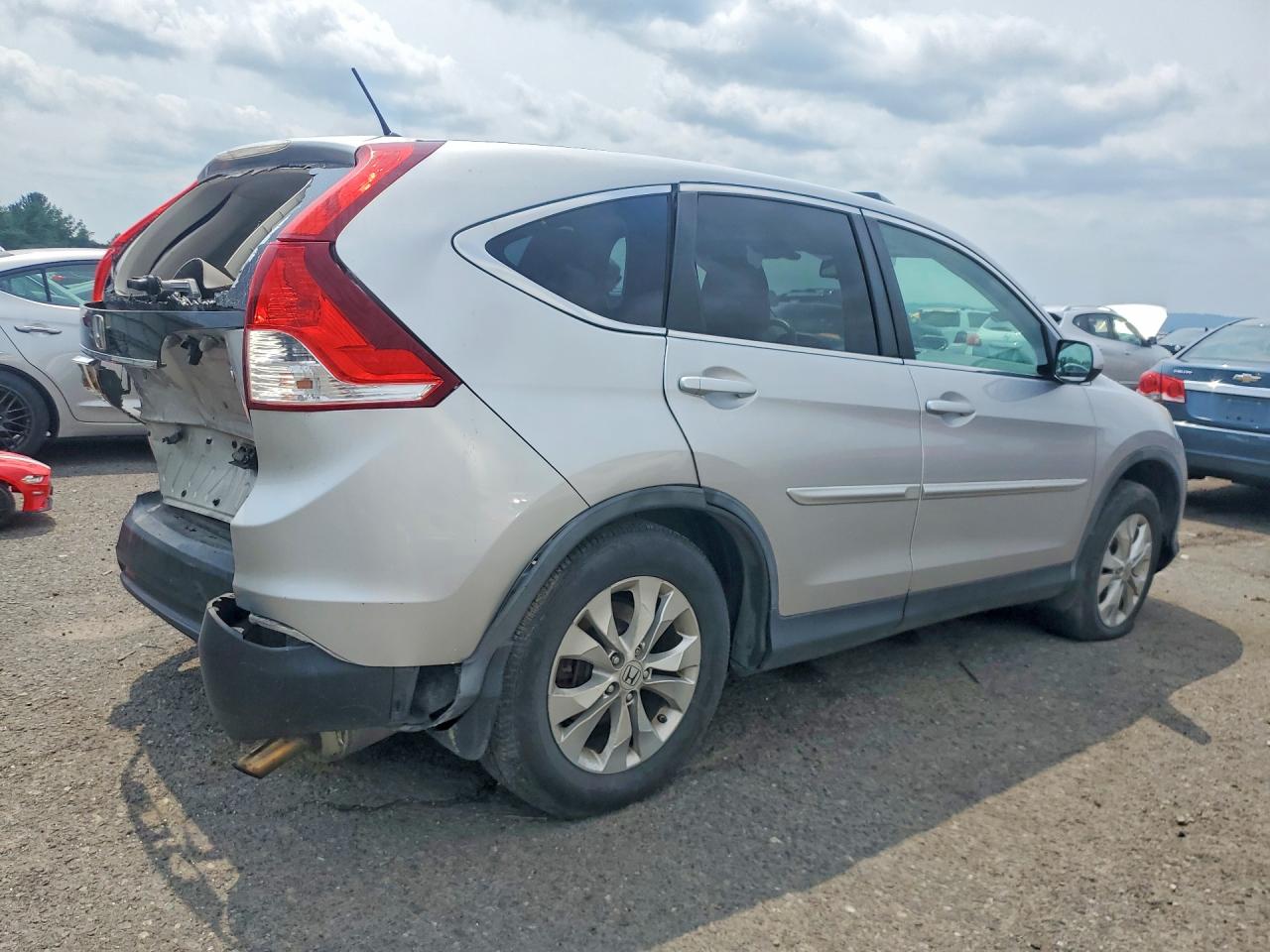 2012 Honda Cr-v Ex Silver vin: 5J6RM4H56CL006207