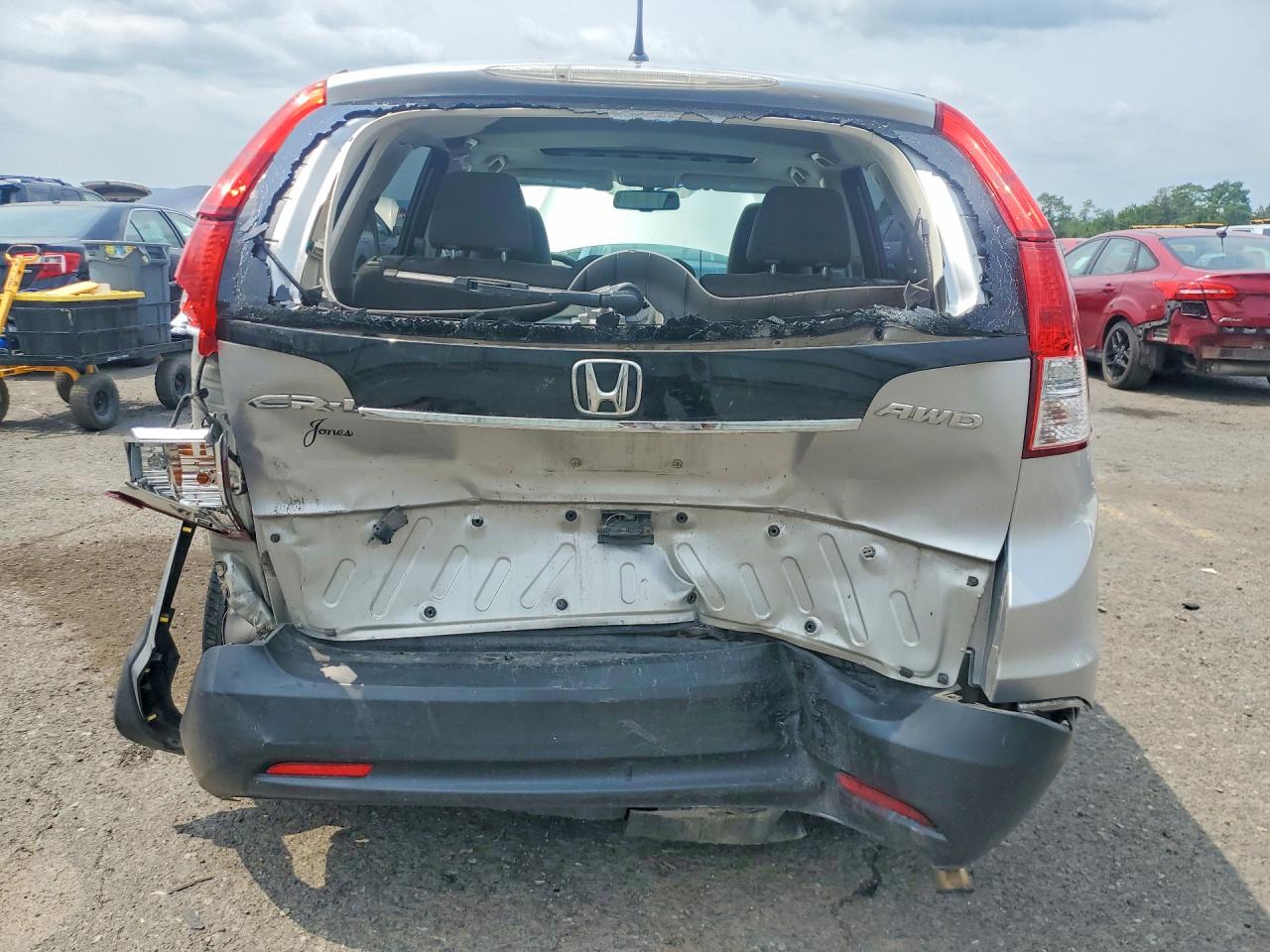 2012 Honda Cr-v Ex Silver vin: 5J6RM4H56CL006207