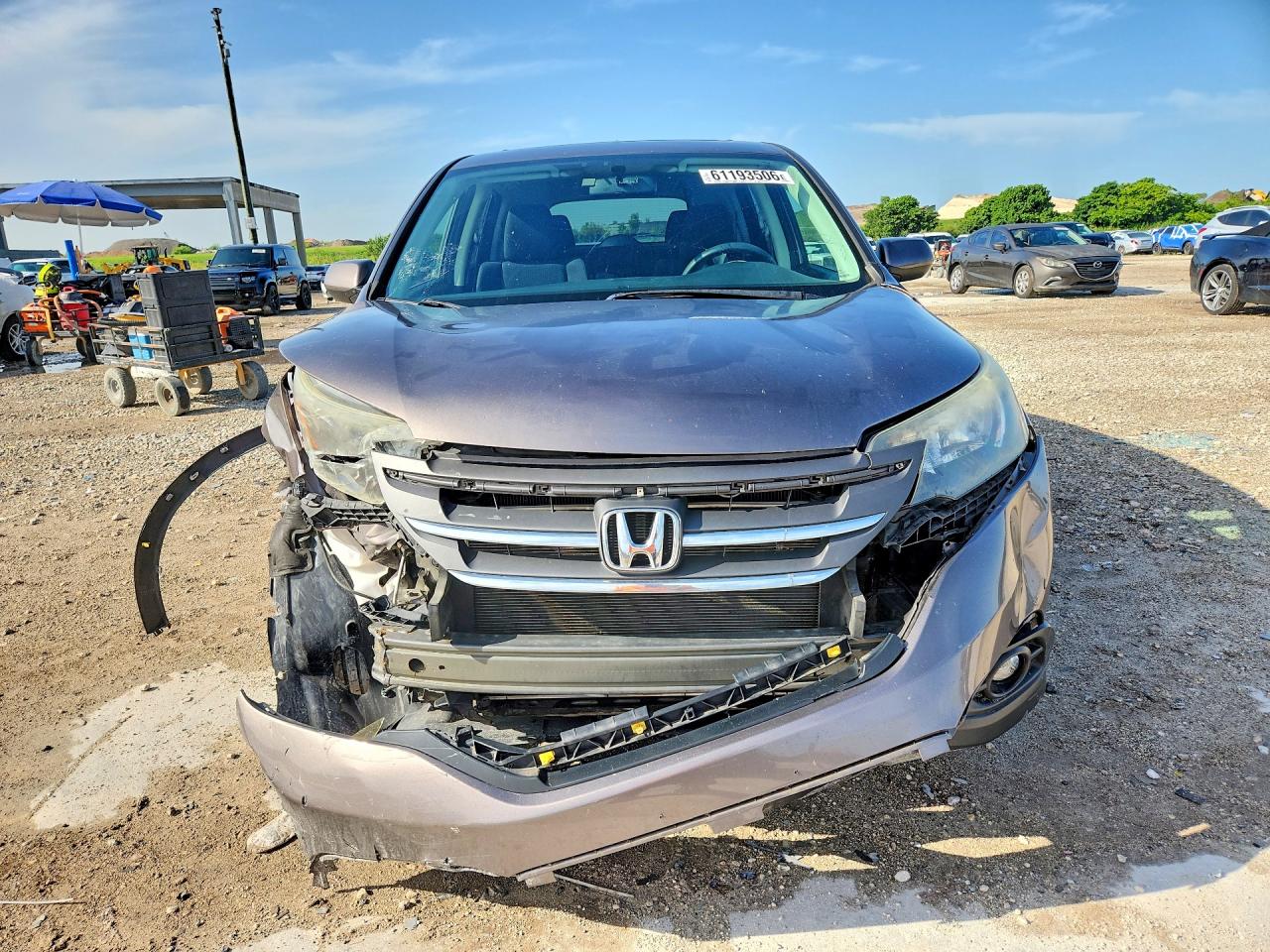 2012 Honda Cr-v Ex Gray vin: 5J6RM4H56CL036453