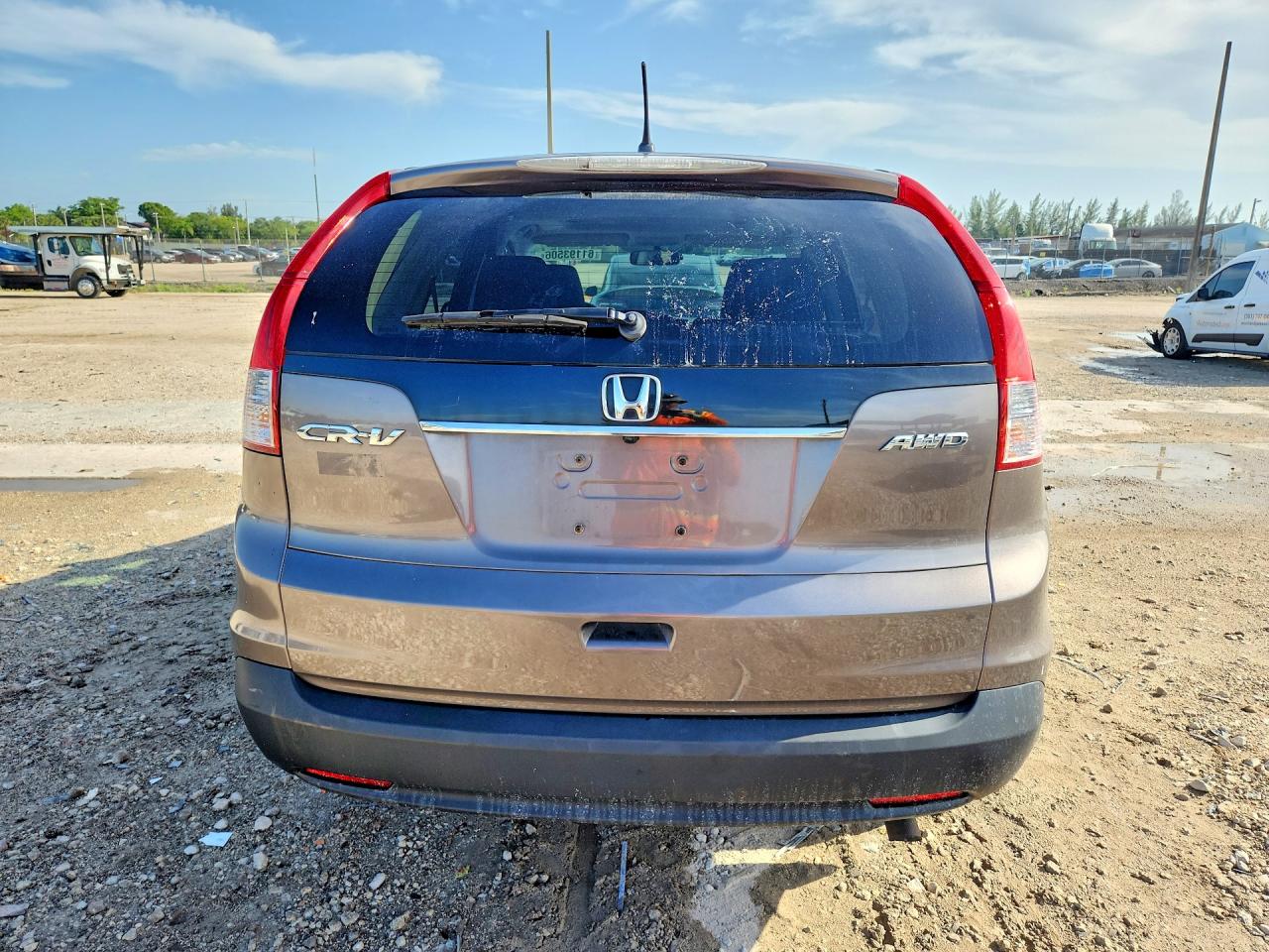2012 Honda Cr-v Ex Gray vin: 5J6RM4H56CL036453