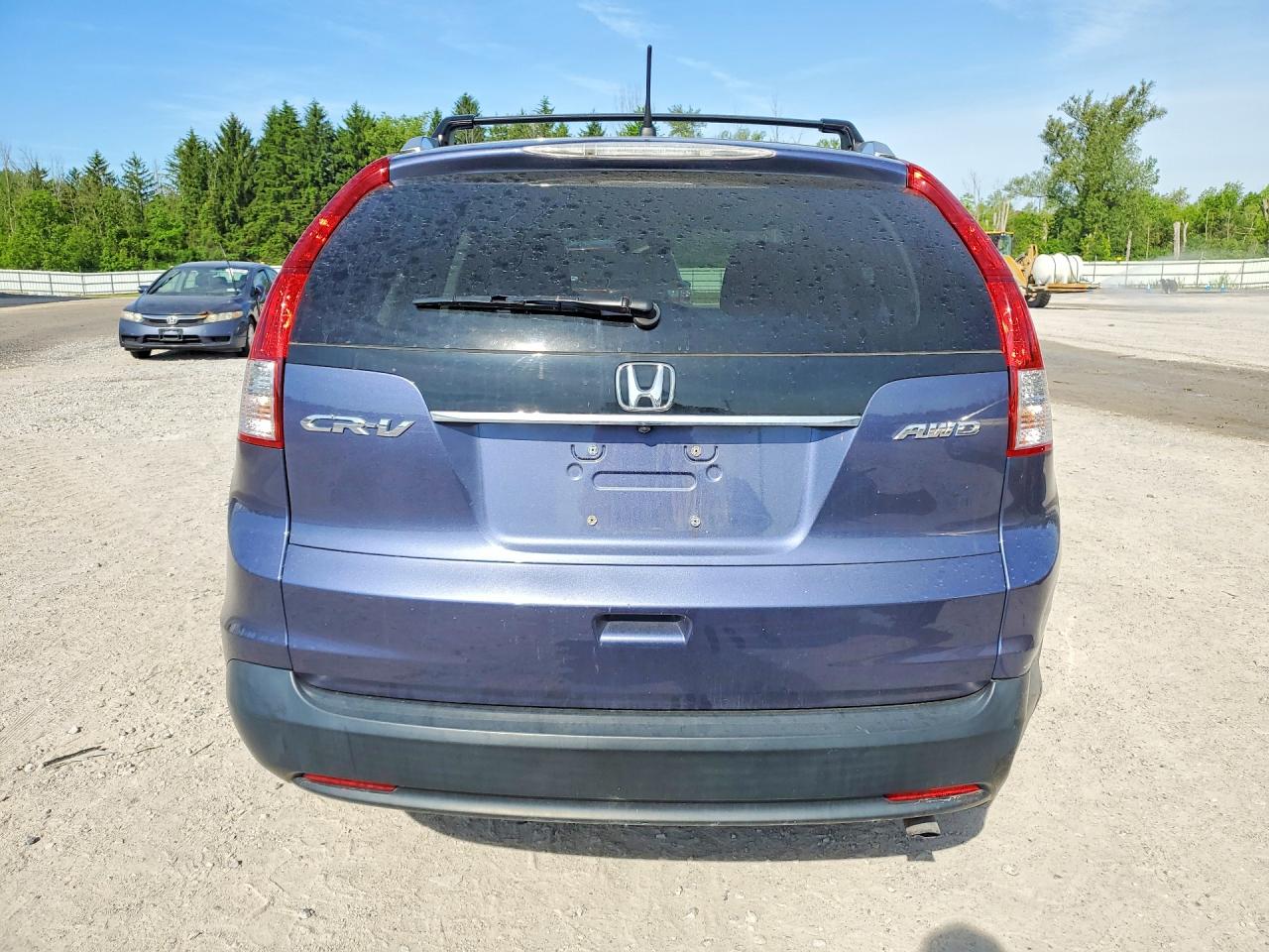 2012 Honda Cr-v Ex Blue vin: 5J6RM4H56CL057772