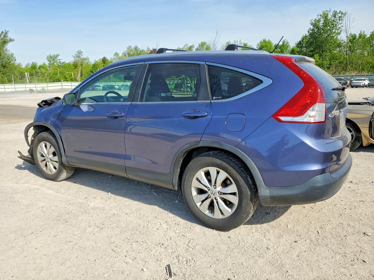2012 Honda Cr-v Ex Blue vin: 5J6RM4H56CL057772