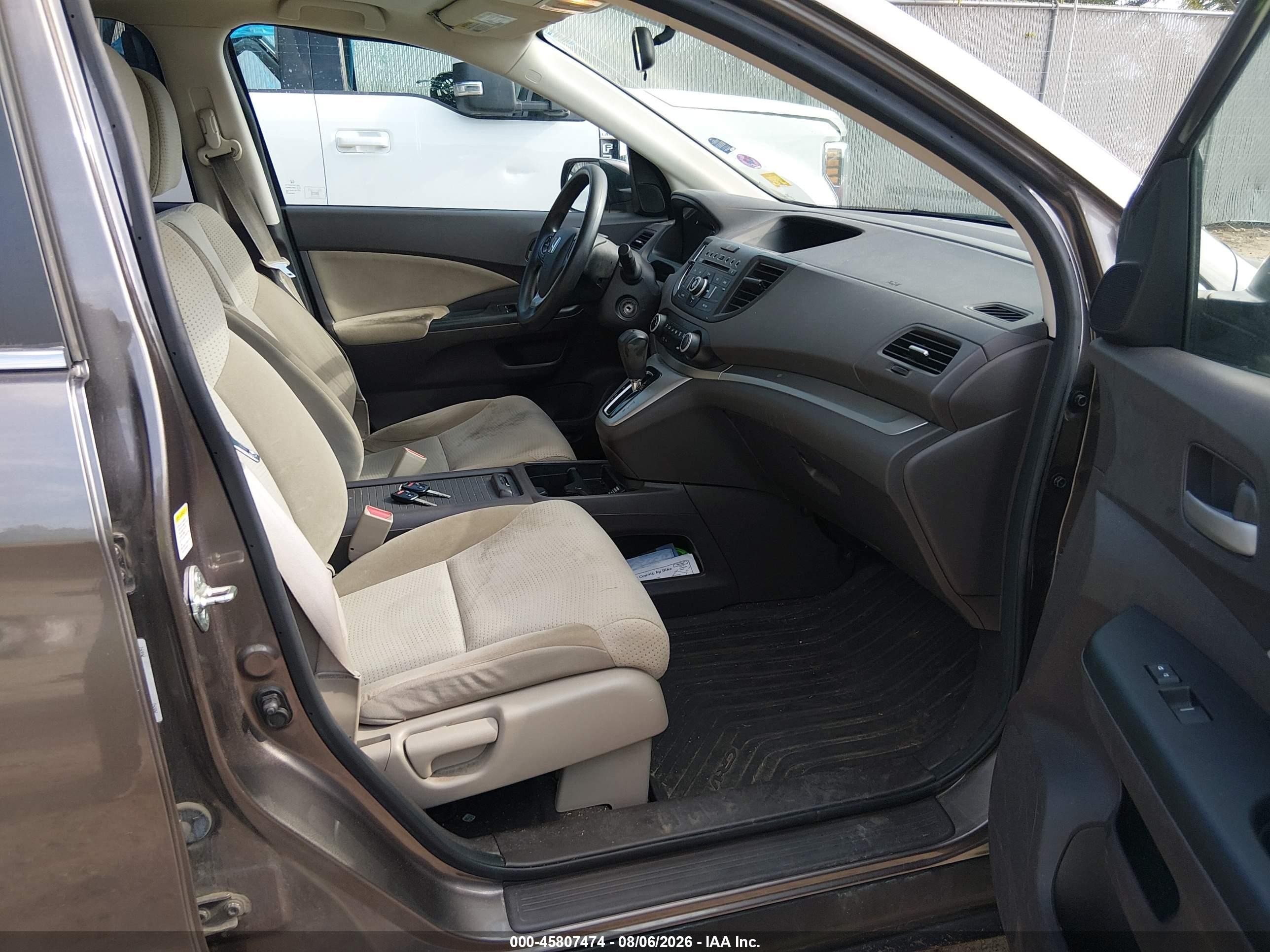 2012 Honda Cr-v Ex Gray vin: 5J6RM4H56CL067671