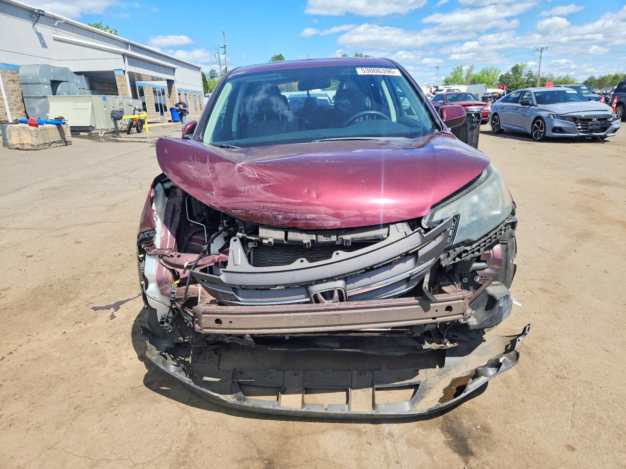 2012 Honda Cr-v Ex Burgundy vin: 5J6RM4H56CL068917