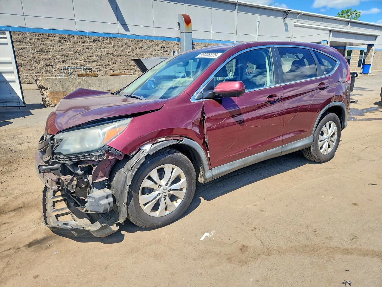 2012 Honda Cr-v Ex Burgundy vin: 5J6RM4H56CL068917