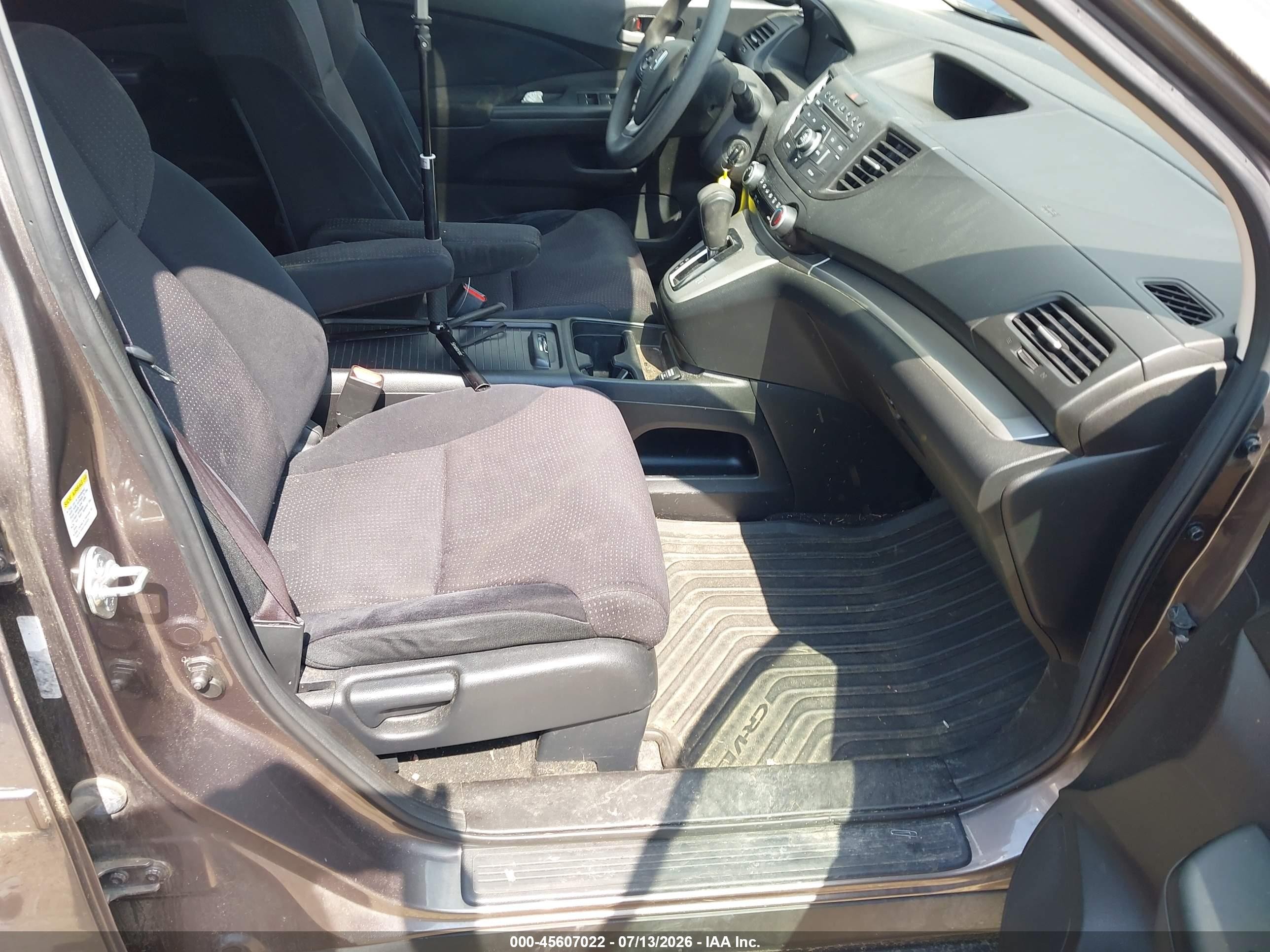 2012 Honda Cr-v Ex Gray vin: 5J6RM4H56CL081294