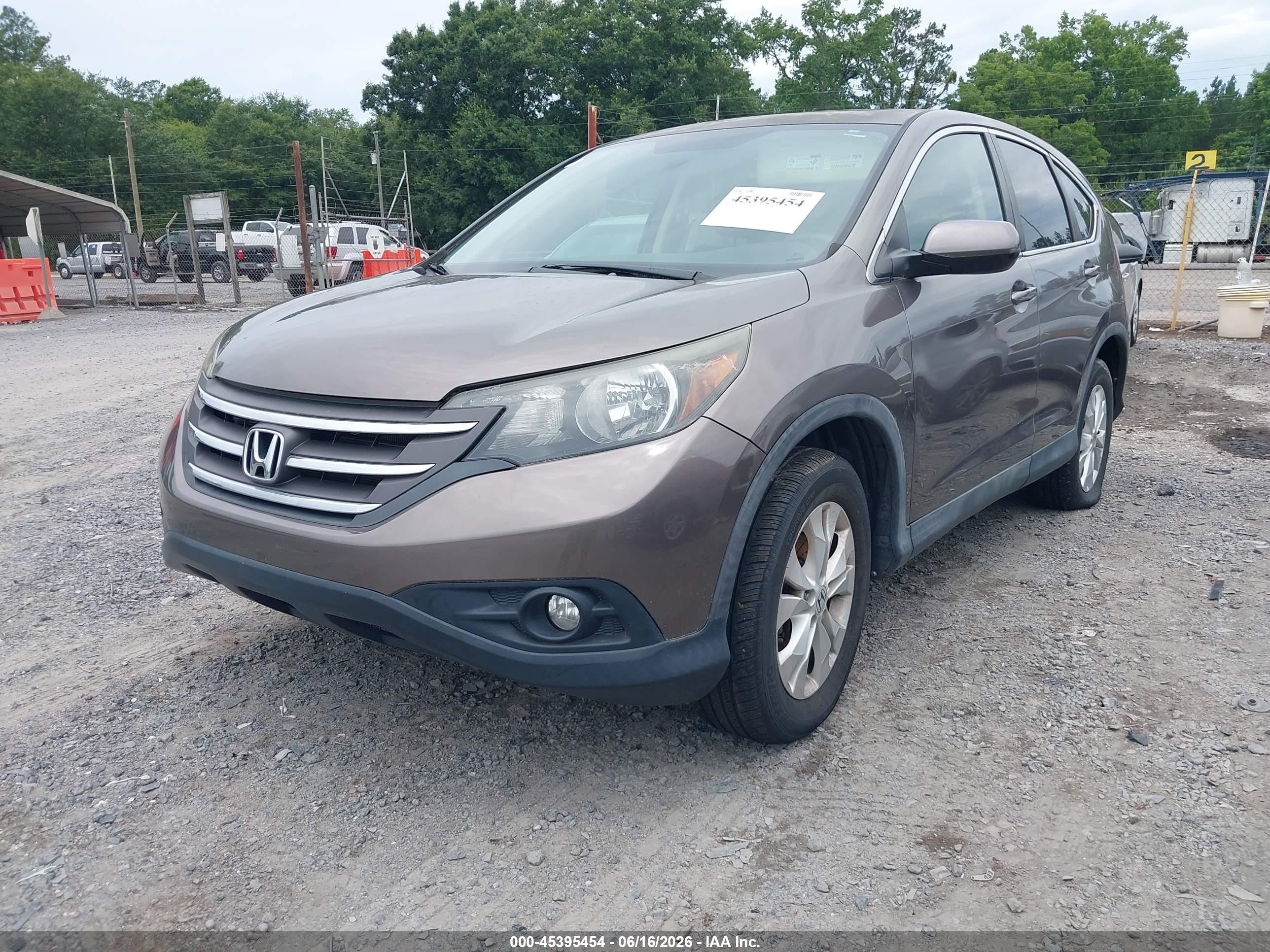 2013 Honda Cr-v Ex Brown vin: 5J6RM4H56DL005317