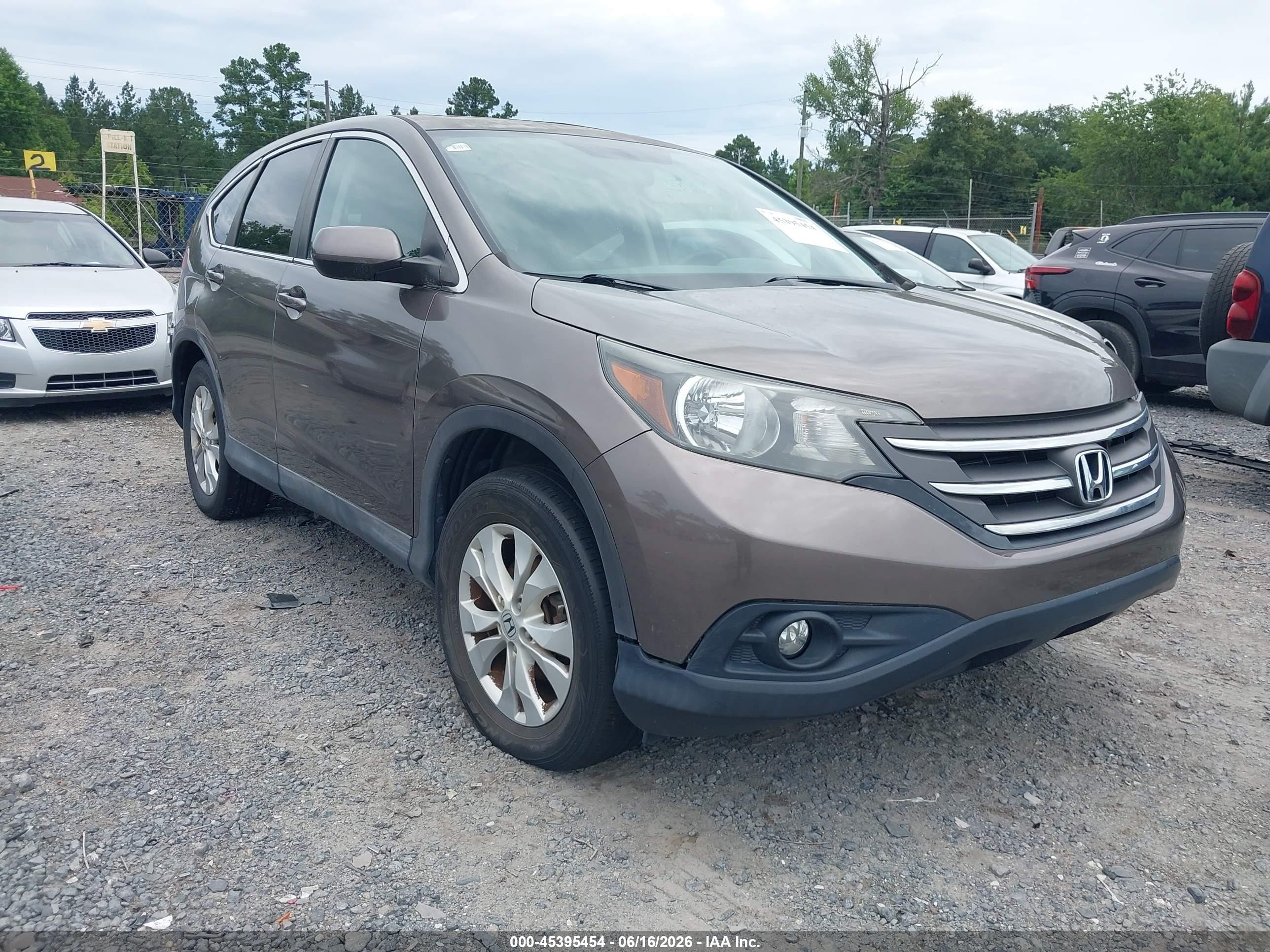 2013 Honda Cr-v Ex Brown vin: 5J6RM4H56DL005317
