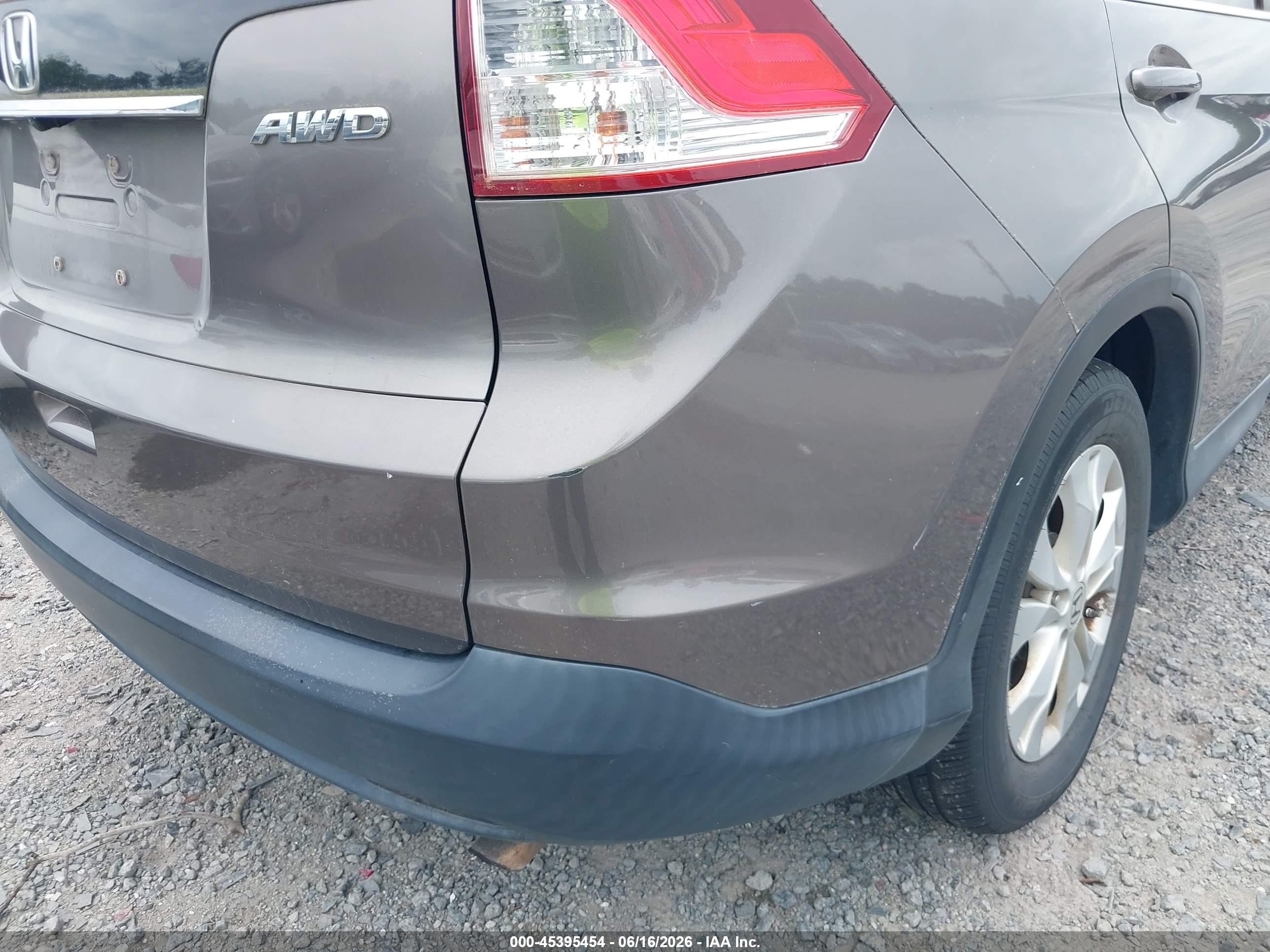 2013 Honda Cr-v Ex Brown vin: 5J6RM4H56DL005317
