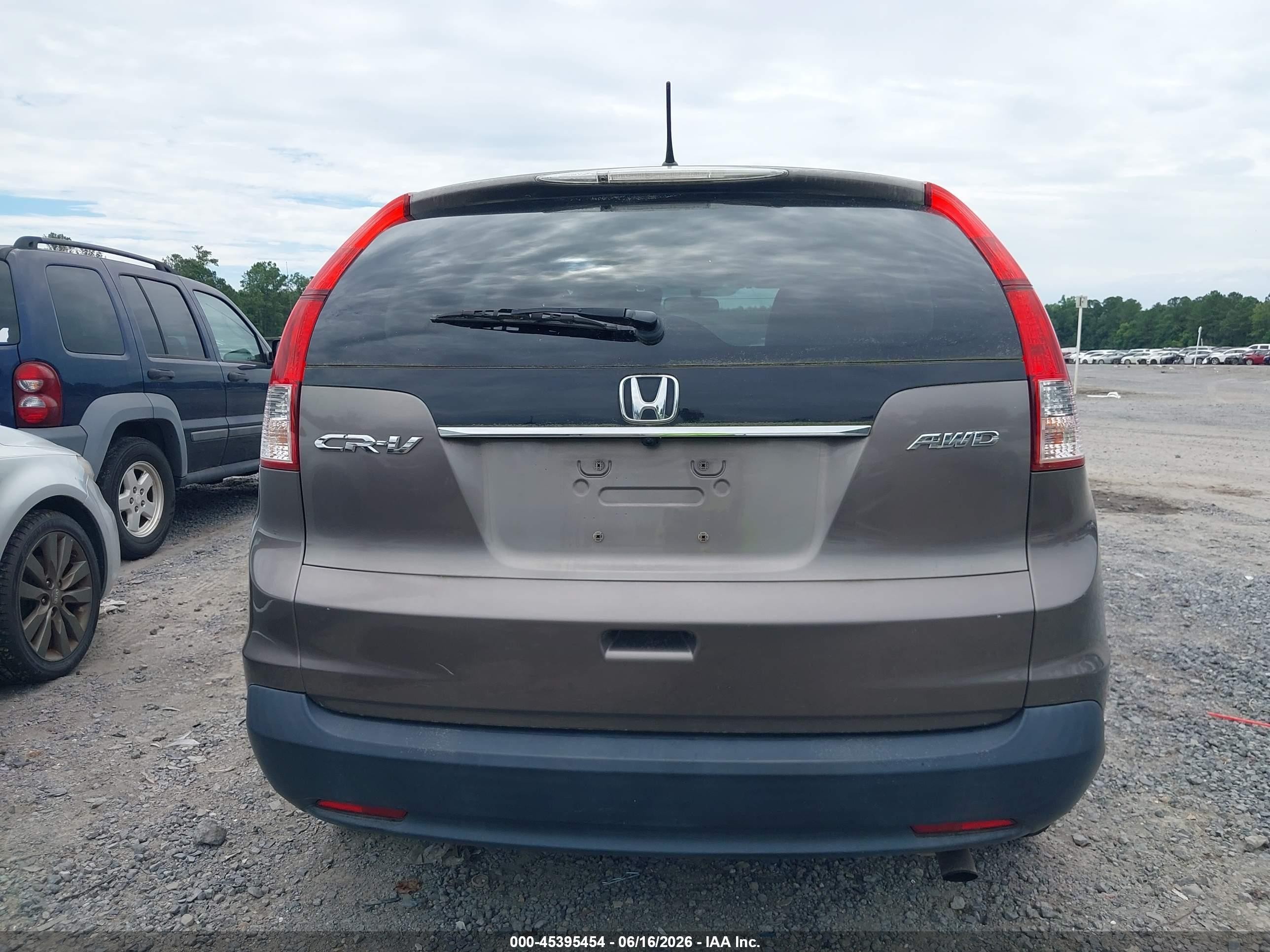 2013 Honda Cr-v Ex Brown vin: 5J6RM4H56DL005317