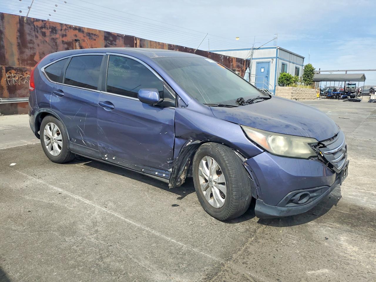 2013 Honda Cr-v Ex Blue vin: 5J6RM4H56DL015426