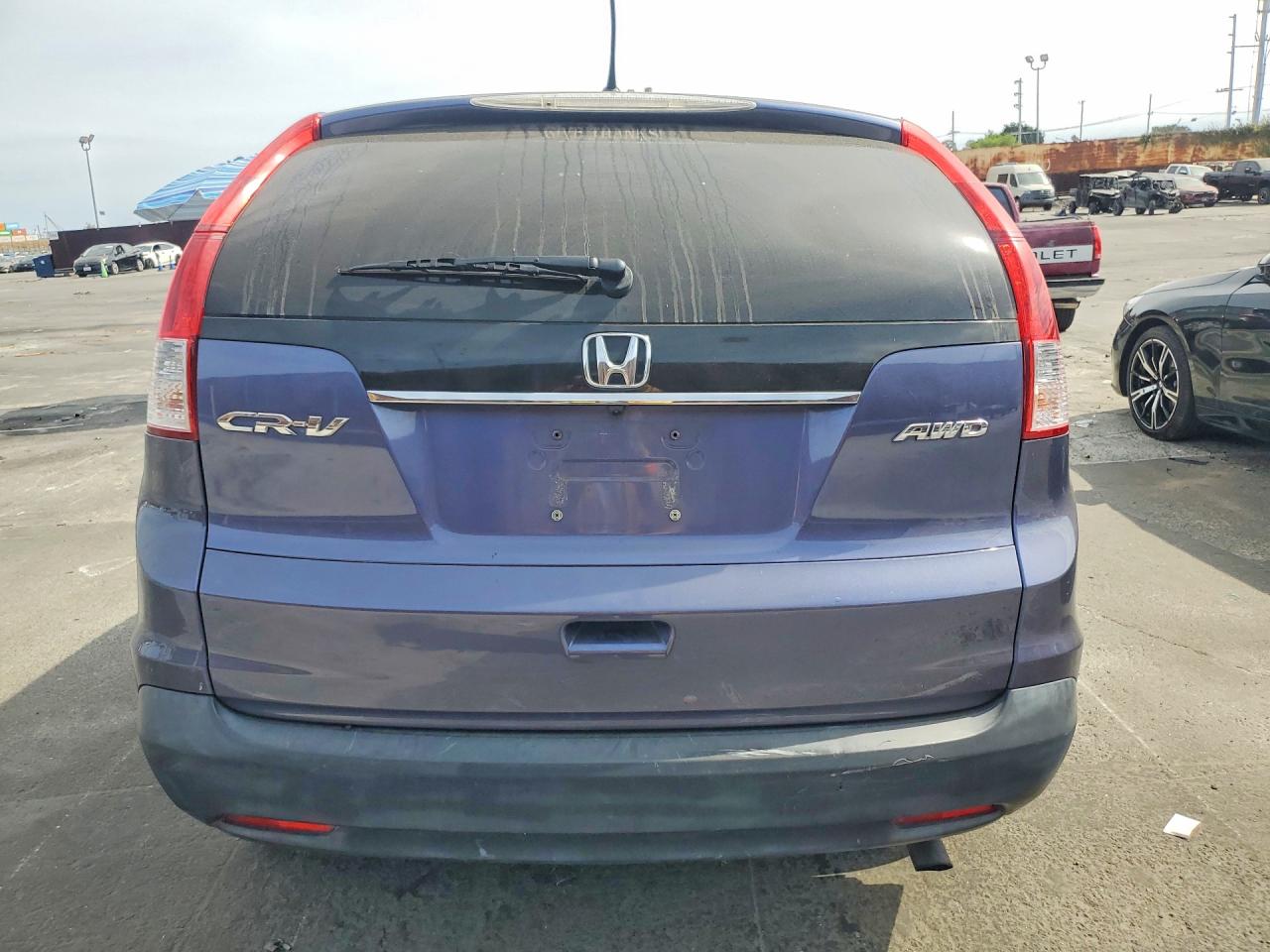2013 Honda Cr-v Ex Blue vin: 5J6RM4H56DL015426